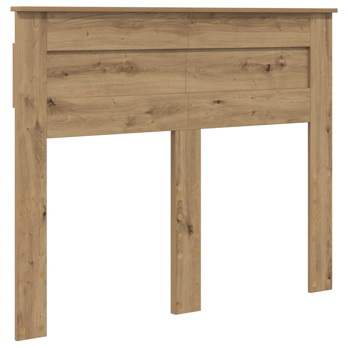 Bed Frame Artisian Oak 120 x 200 cm Solid Pine Wood