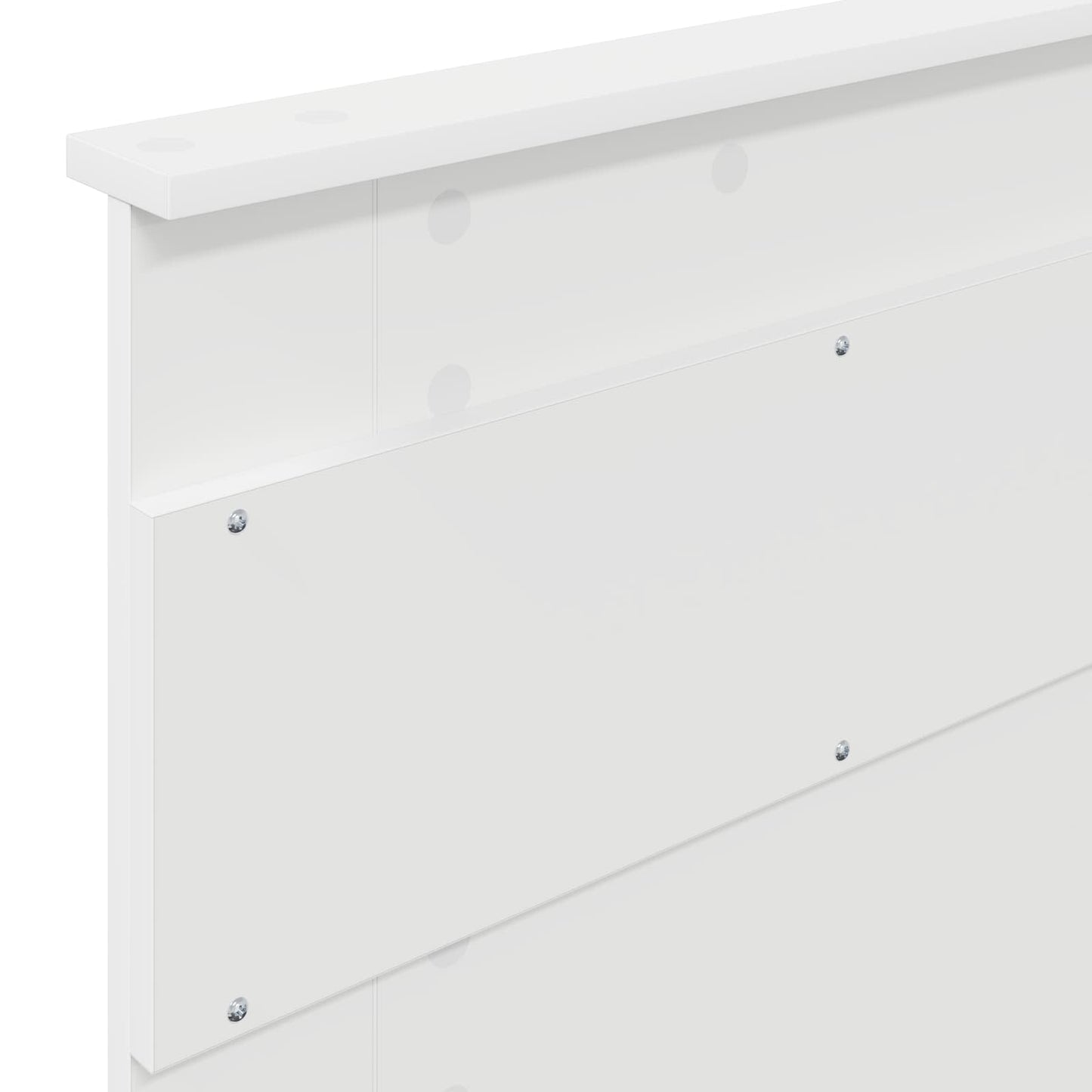 Bed Frame with Headboard White 75 x 190 cm Solid Pine Wood