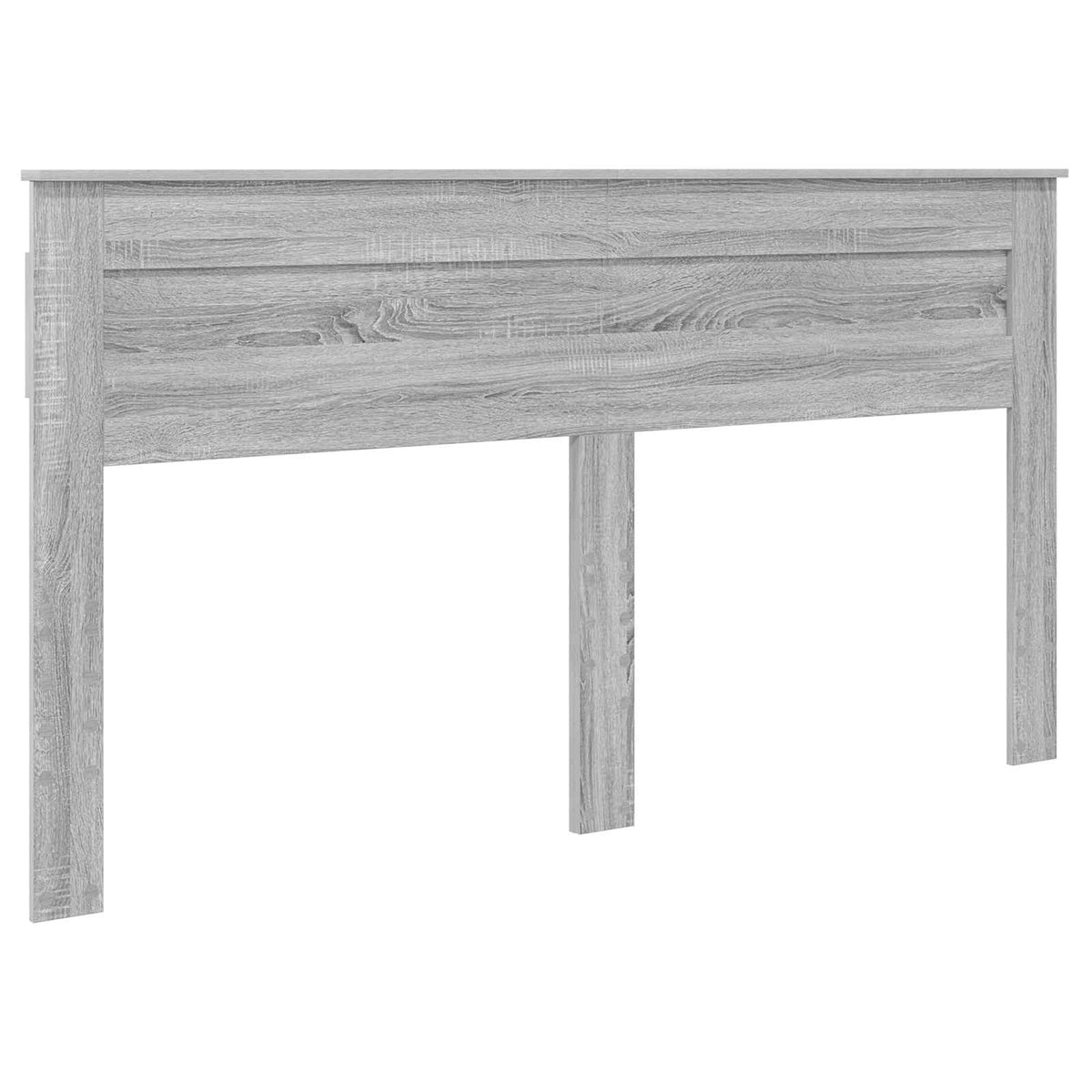 Bed Frame with Drawer Grey Sonoma 200 x 200 cm Engineer Wood