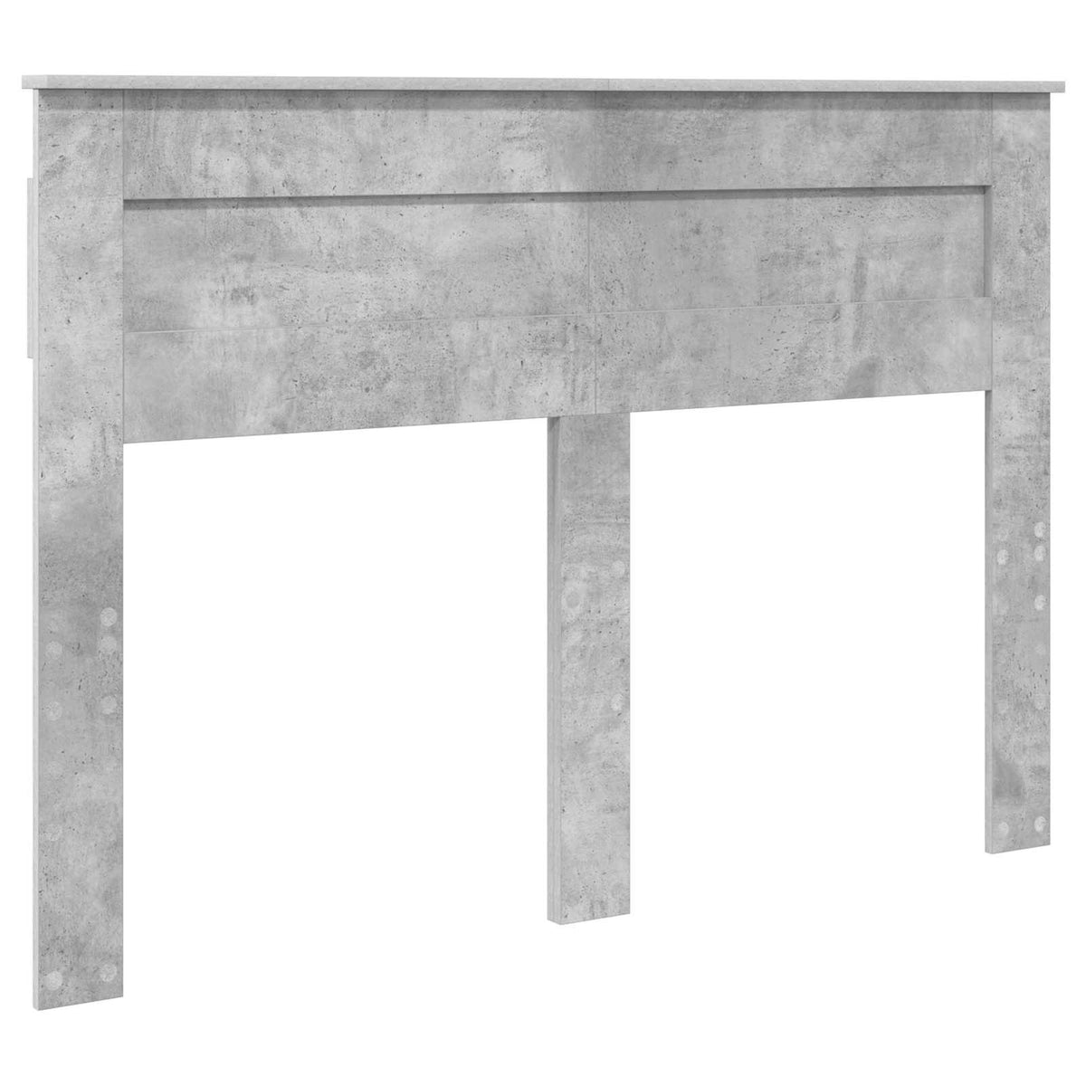 Bed Frame with Drawer Concrete Grey 140 x 200 cm Engineer Wood