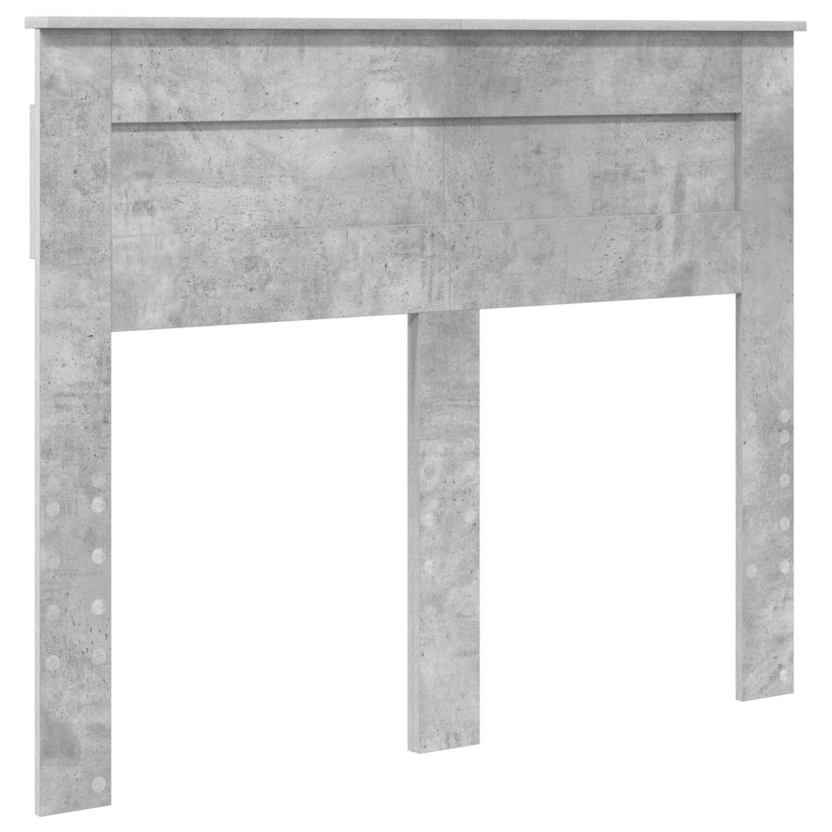 Bed Frame with Drawer Concrete Grey 135 x 190 cm Engineer Wood