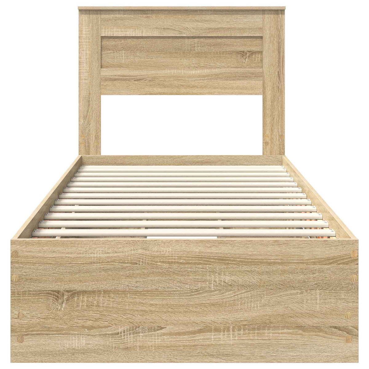 Bed Frame with Drawer Sonoma Oak 100 x 200 cm Engineer Wood