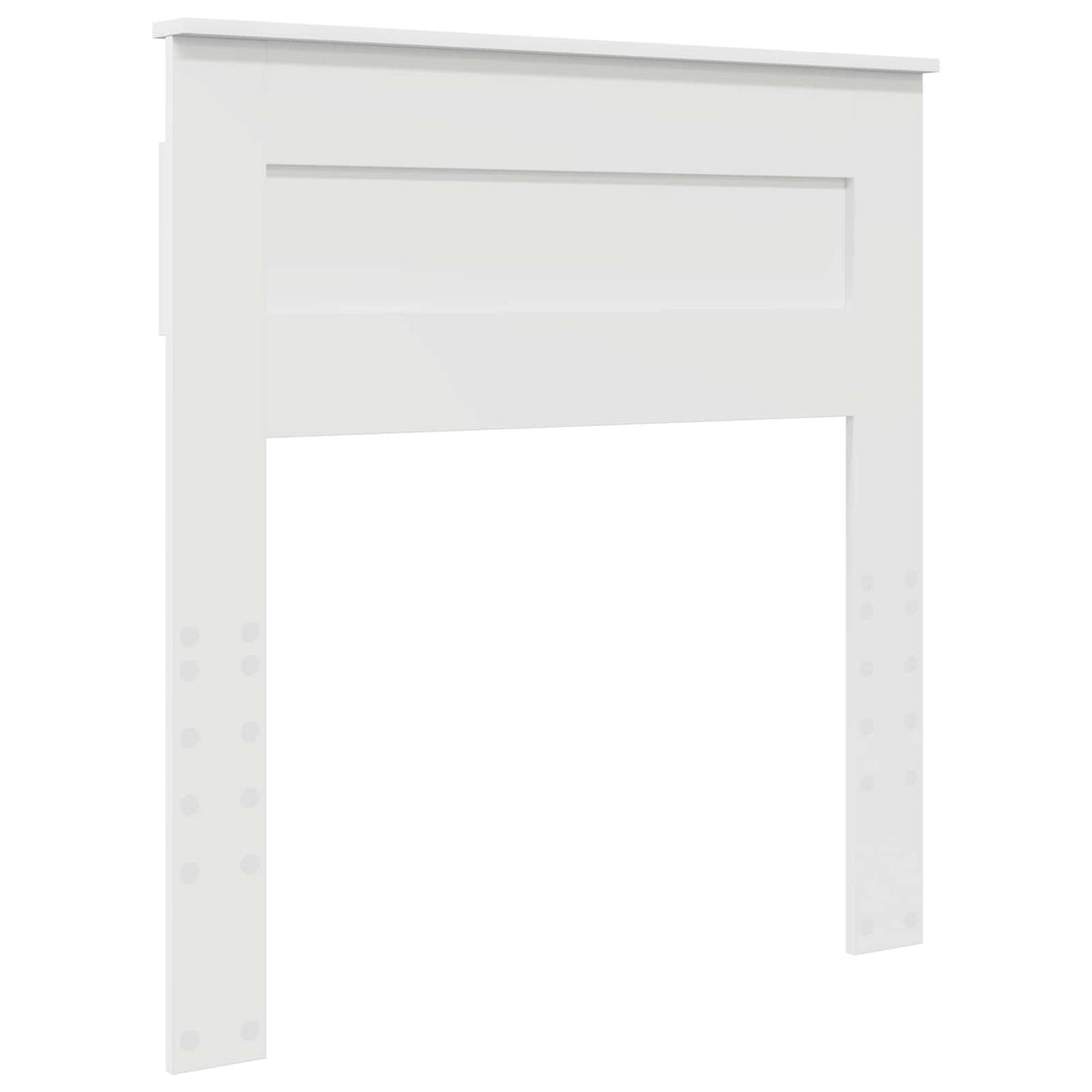Bed Frame with Drawer White 75 x 190 cm Engineer Wood