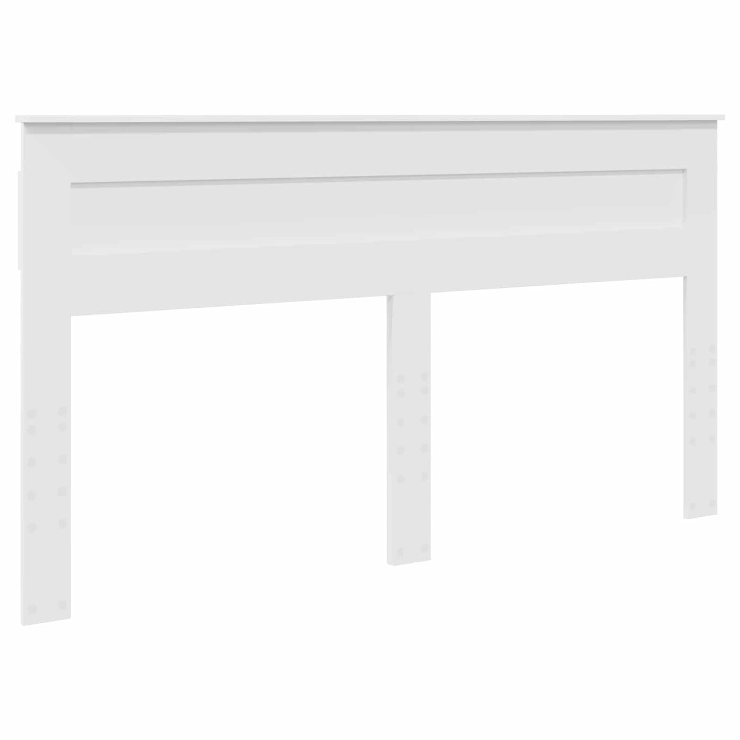 Bed Frame with Headboard White 180 x 200 cm Engineered Wood