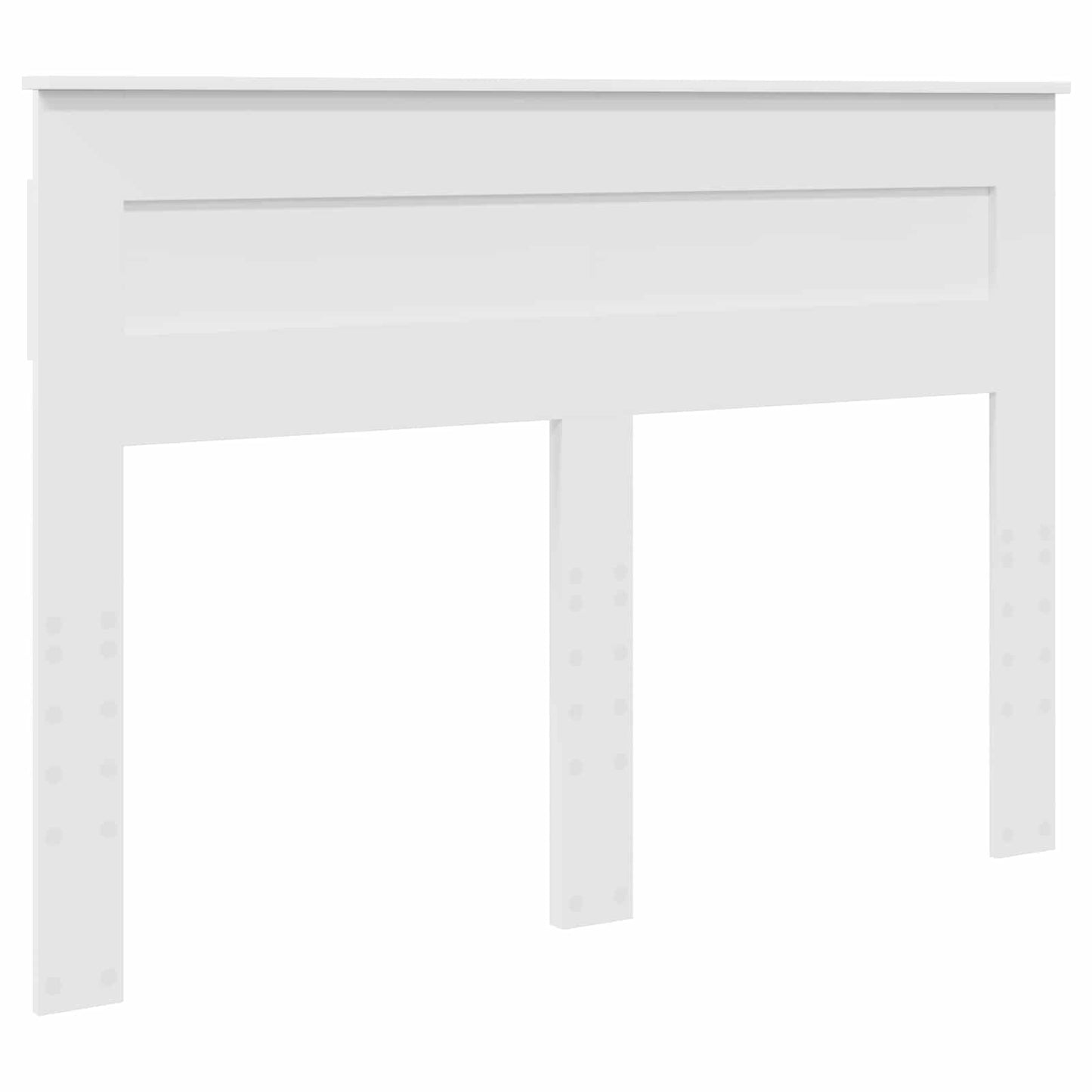 Bed Frame with Headboard White 160 x 200 cm Engineered Wood