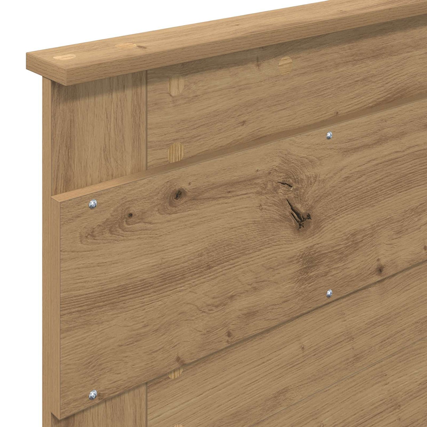 Bed Frame with Drawer Artisan Oak 100 x 200 cm Engineered Wood