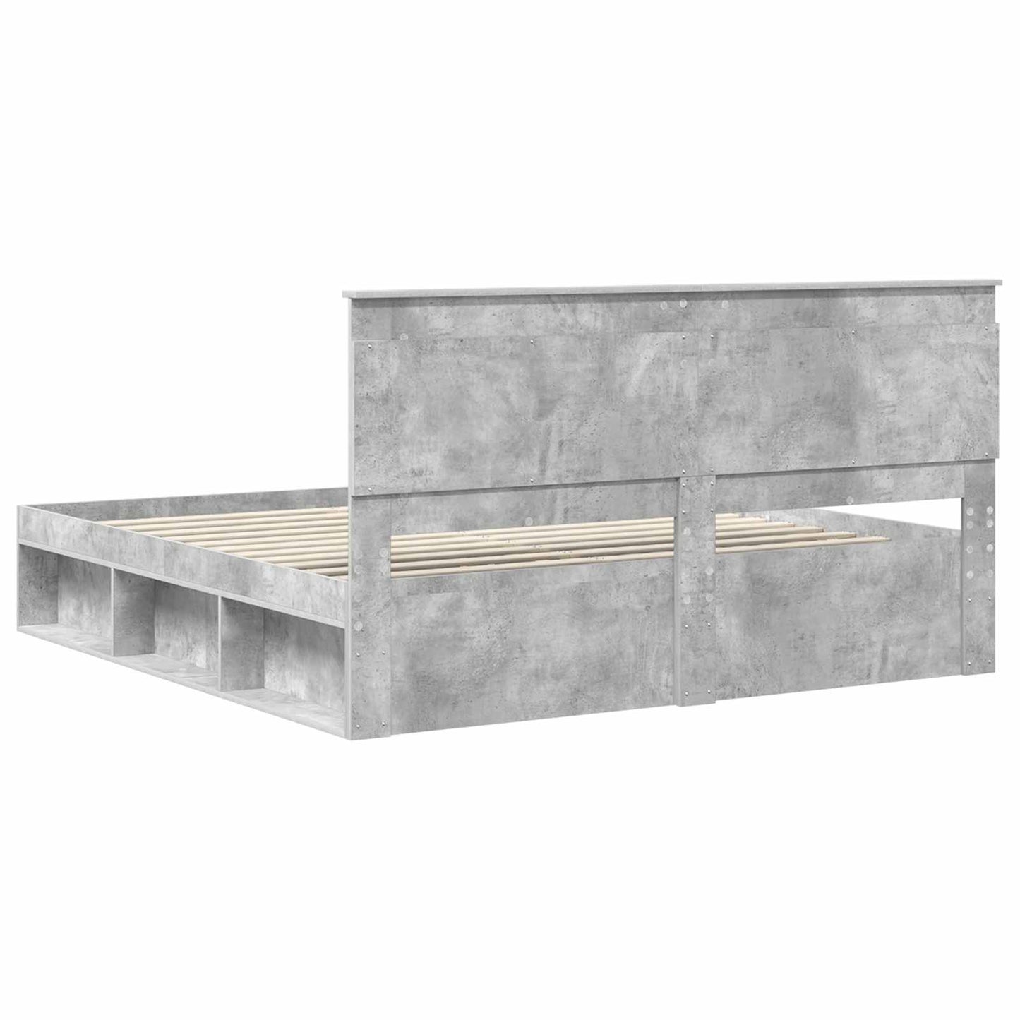 Bed Frame with Headboard Concerte 180 x 200 cm Solid Pine Wood