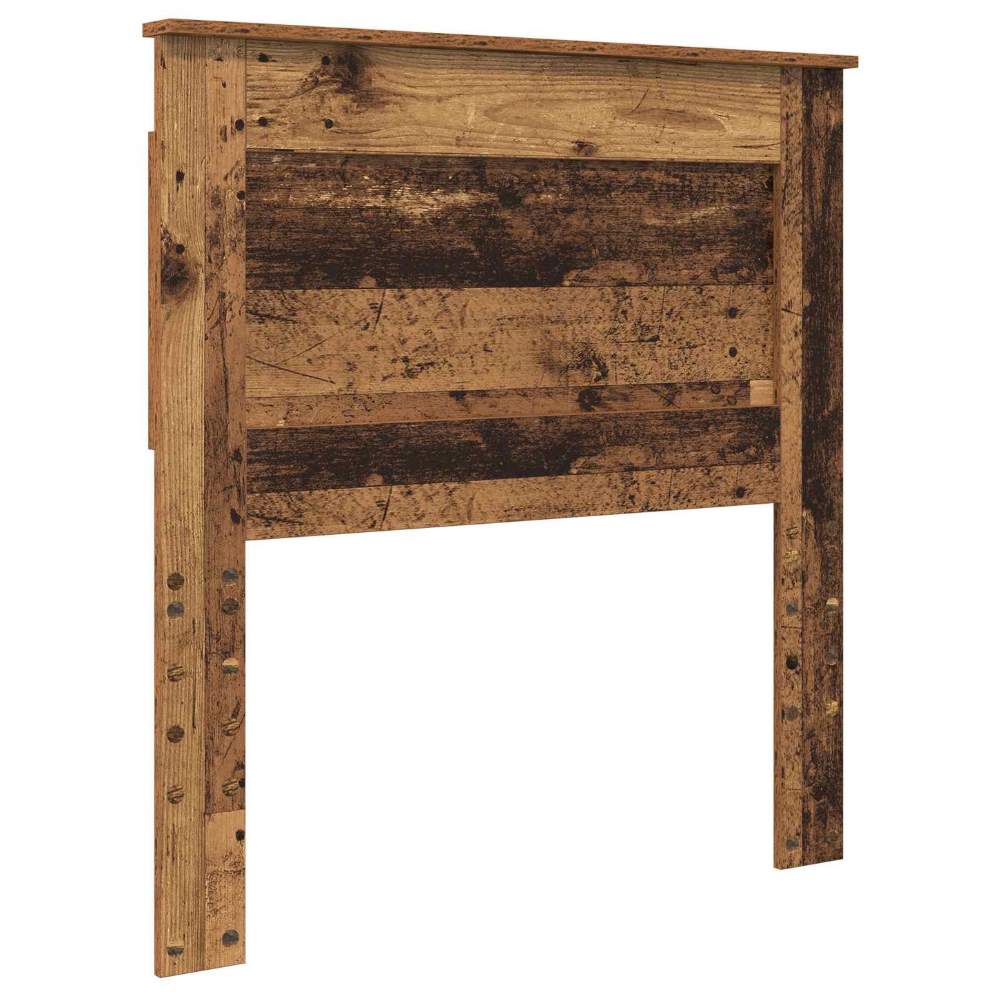 Bed Frame with Headboard Old Wood 90 x 190 cm Solid Pine Wood