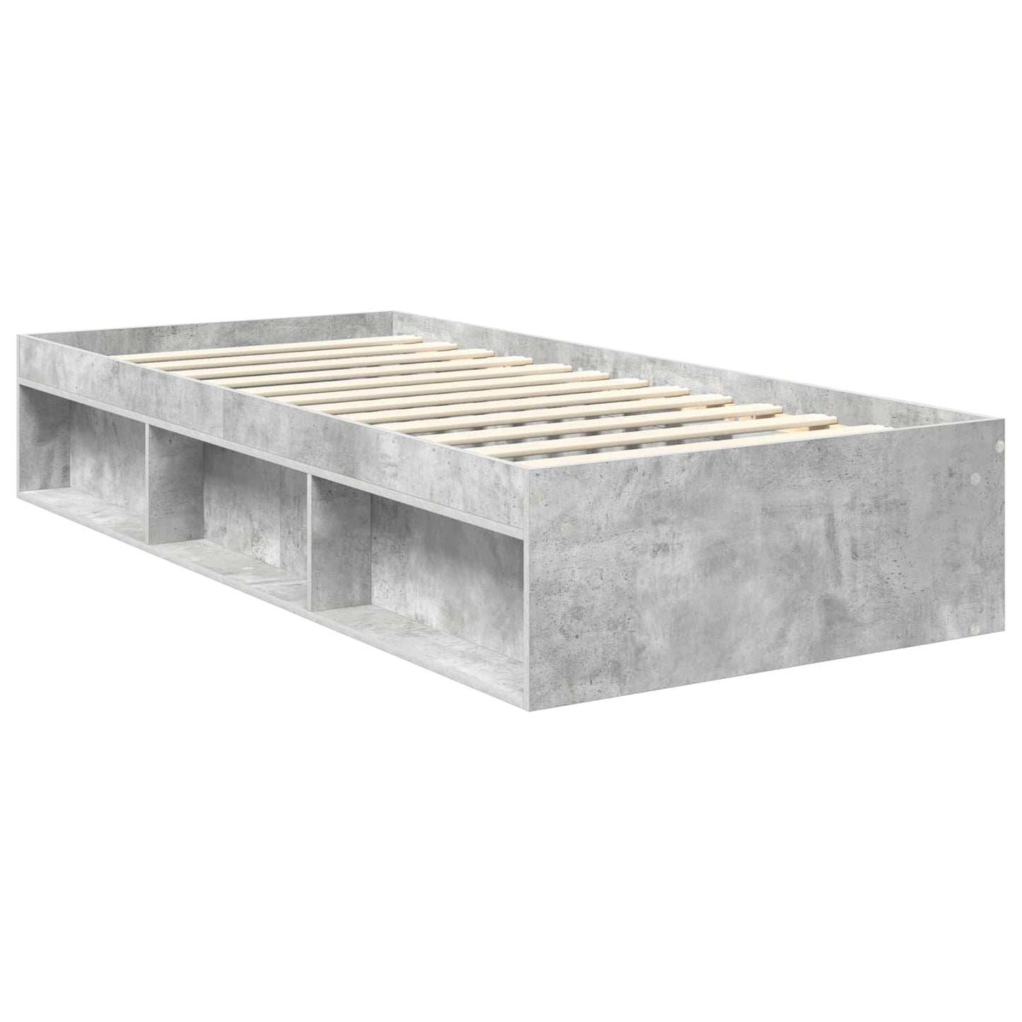 Bed Frame with Headboard Concerte 90 x 200 cm Solid Pine Wood