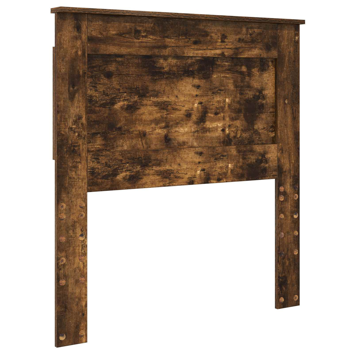 Bed Frame with Drawer Smoked Oak 90 x 190 cm Engineer Wood