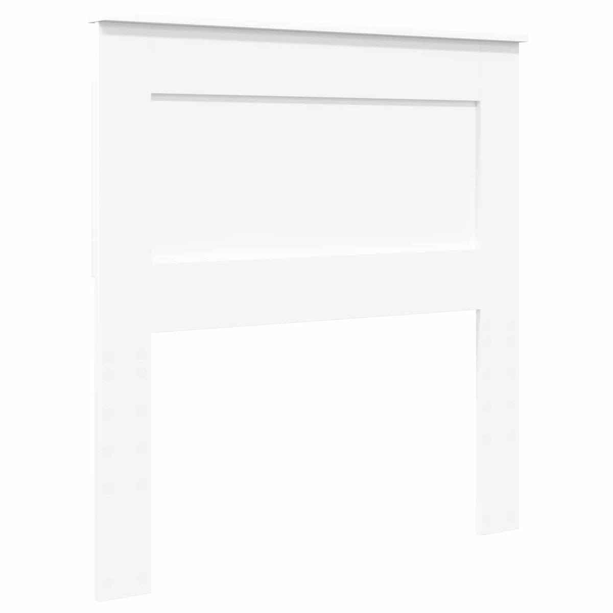 Bed Frame with Drawer White 75 x 190 cm Engineer Wood