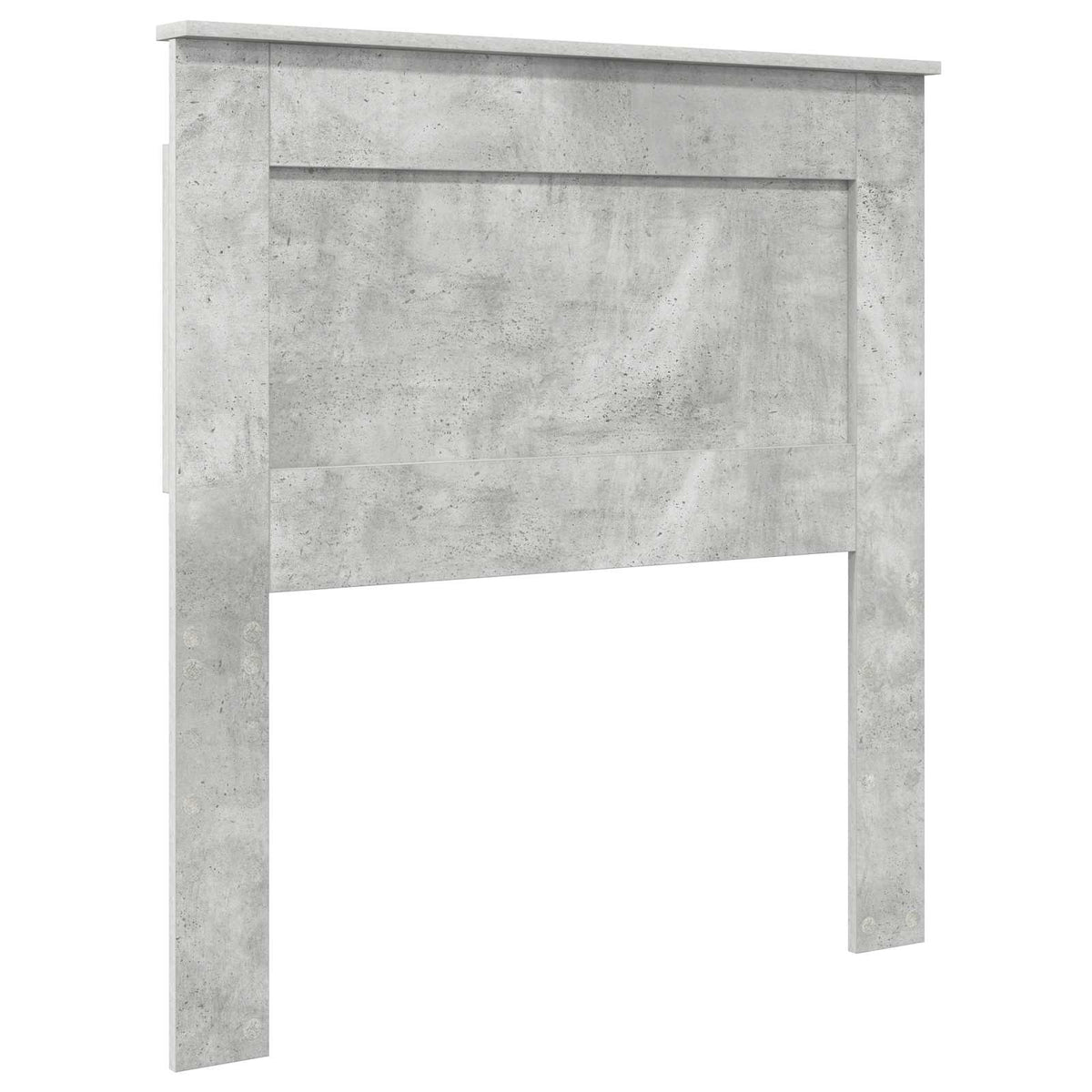 Bed Frame with Drawer Concrete Grey 75 x 190 cm Engineer Wood