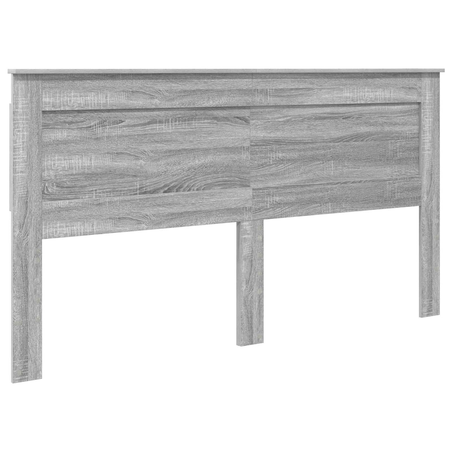 Storage Bed Grey Sonoma 200 x 200 cm Engineered Wood