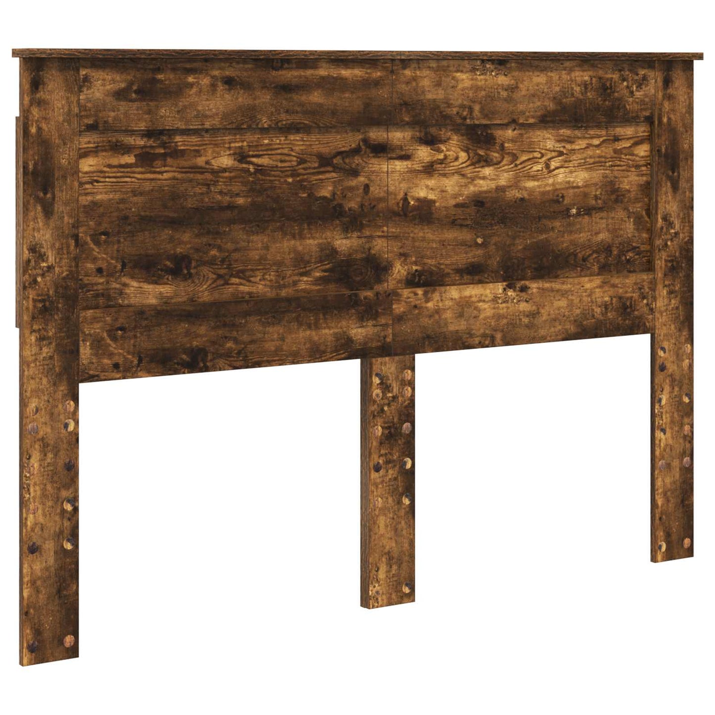 Storage Bed with Drawer Smoked Oak 160 x 200 cm Engineered Wood