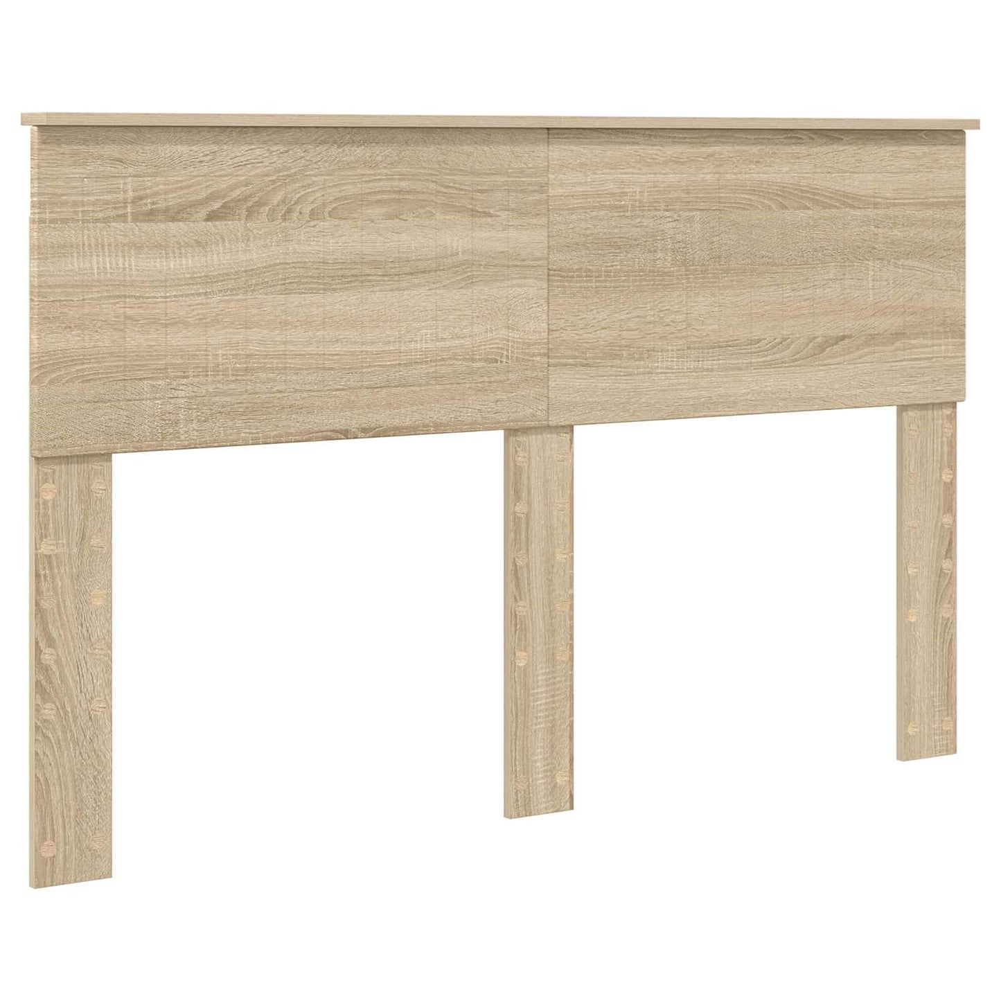 Bed Frame with Headboard Sonoma 140 x 190 cm Solid Pine Wood
