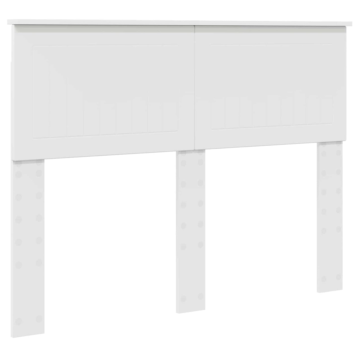 Bed Frame with Headboard White 120 x 200 cm Solid Pine Wood