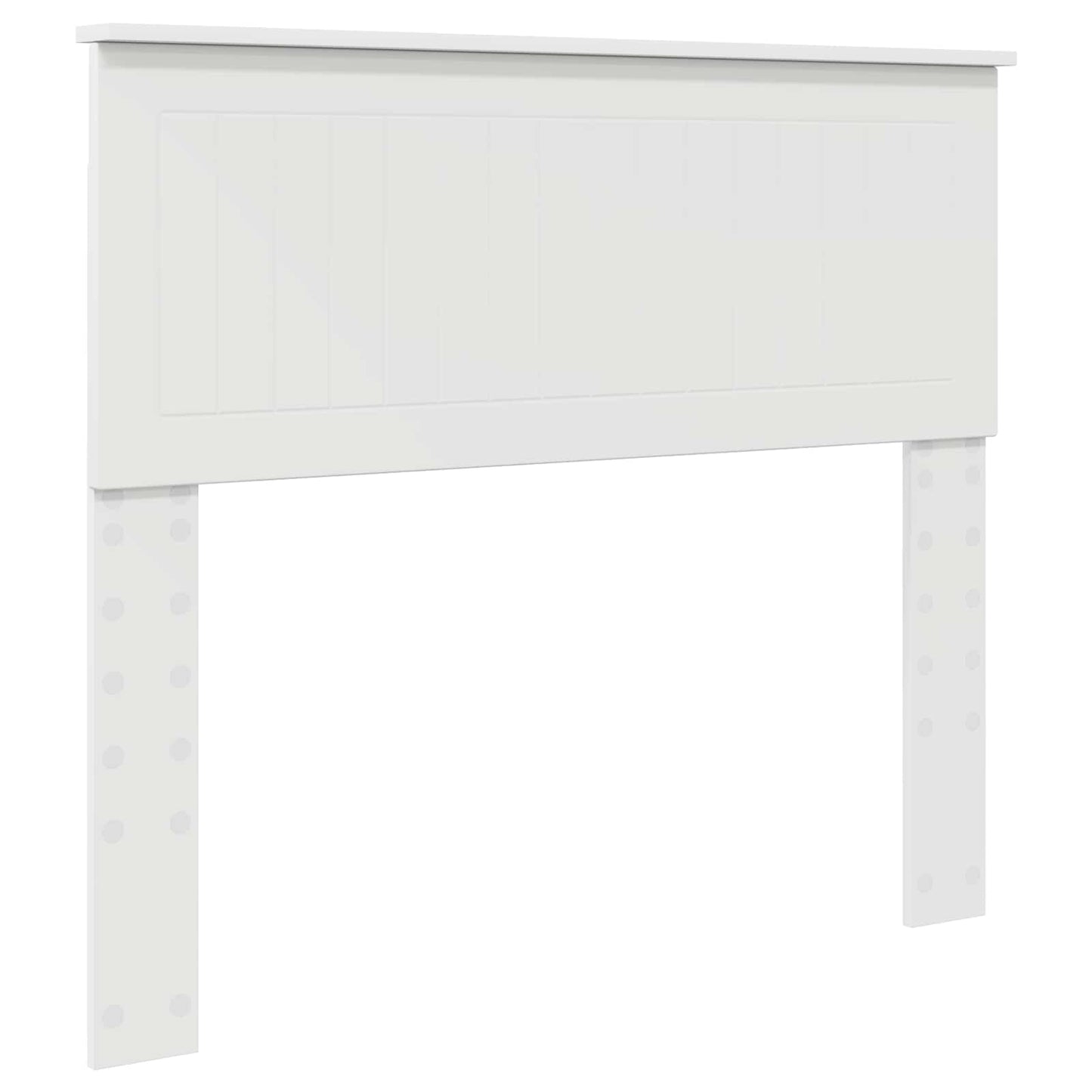 Bed Frame with Headboard White 100 x 200 cm Solid Pine Wood