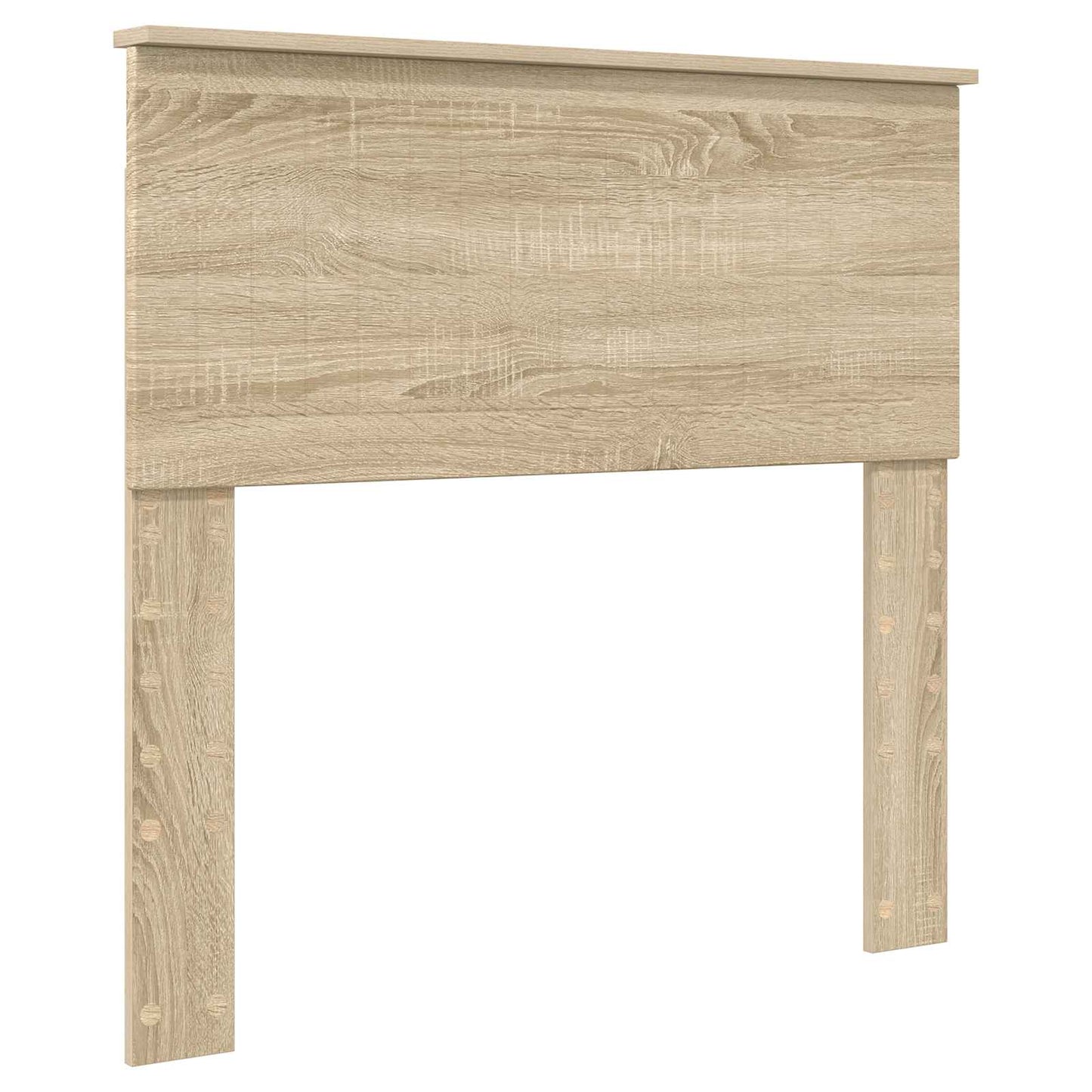 Bed Frame with Headboard Sonoma Oak 90 x 200 cm Solid Pine Wood