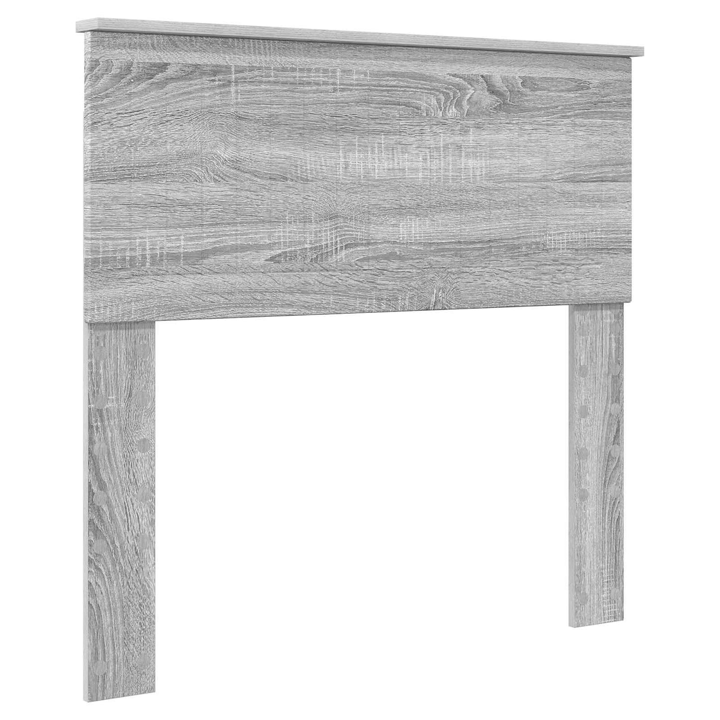 Bed Frame Grey Sonoma 90 x 200 cm Solid Pine Wood