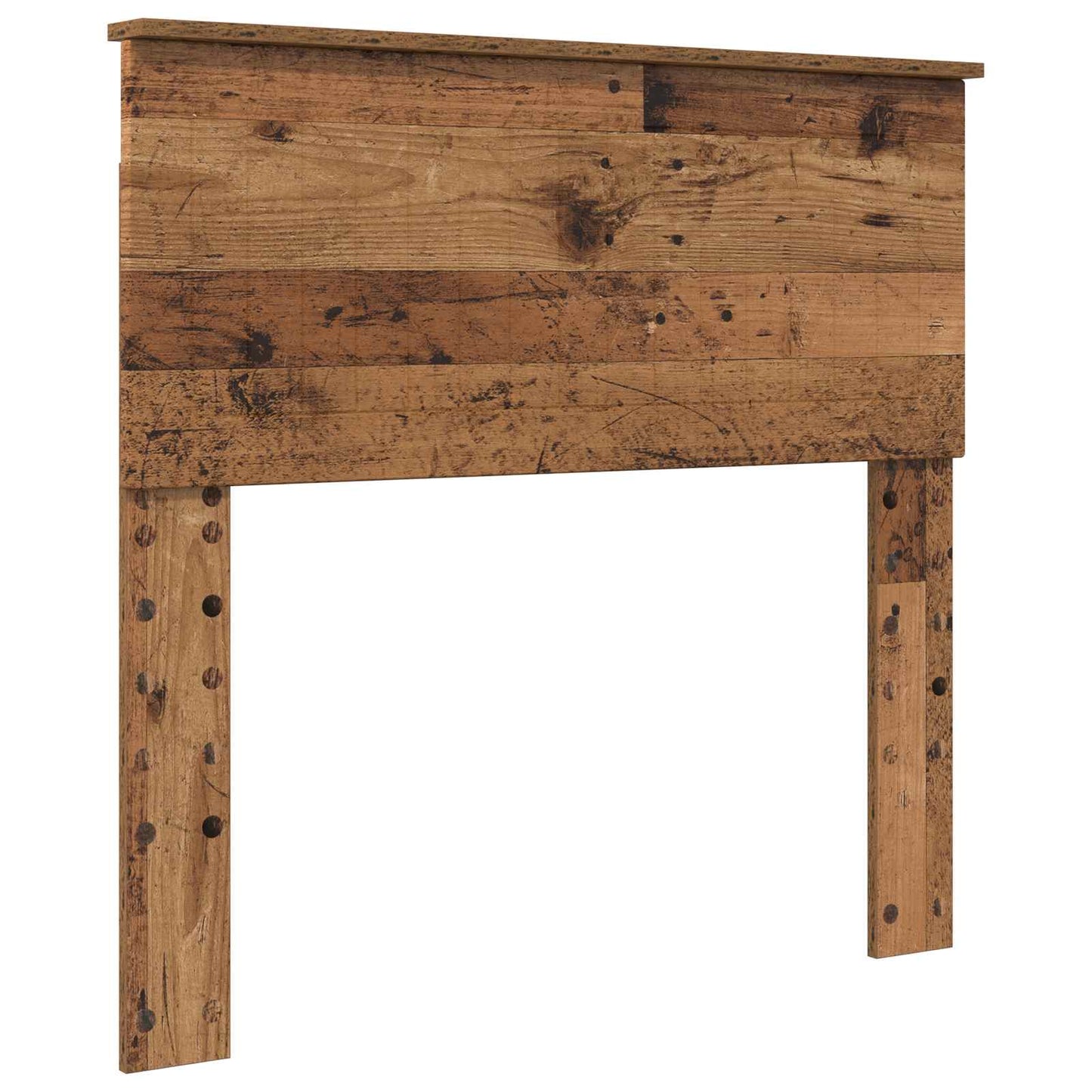 Bed Frame with Headboard Old Wood 90 x 190 cm Solid Pine Wood