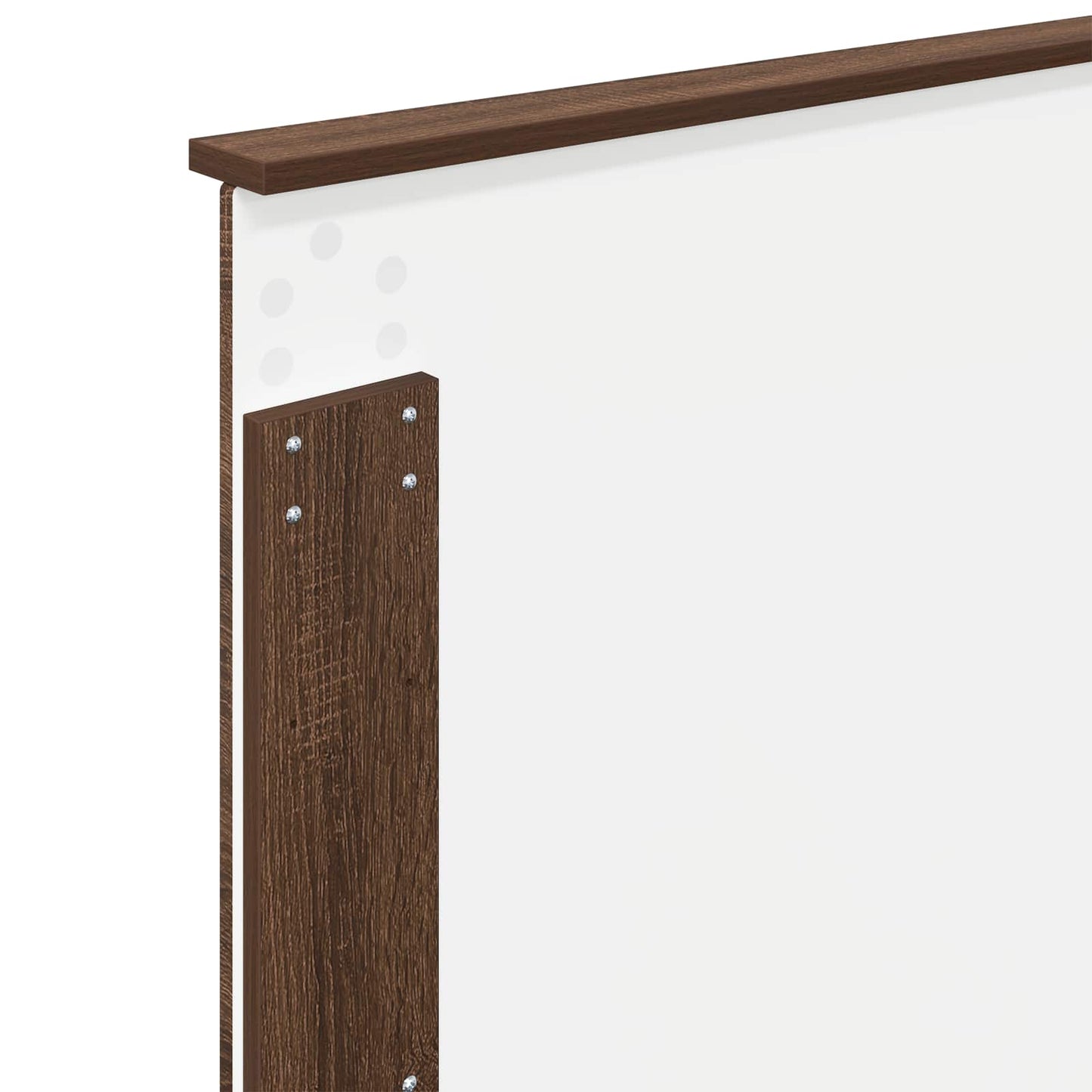 Bed Frame with Headboard Brown Oak 75 x 190 cm Solid Pine Wood