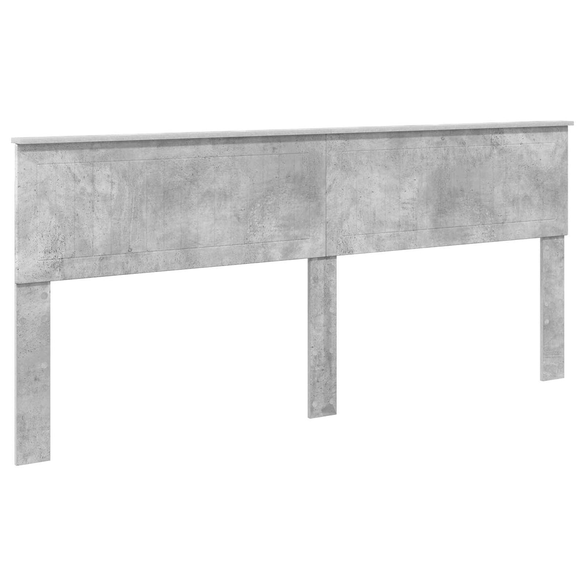 Bed Frame with Drawer Concrete Grey 200 x 200 cm Engineer Wood