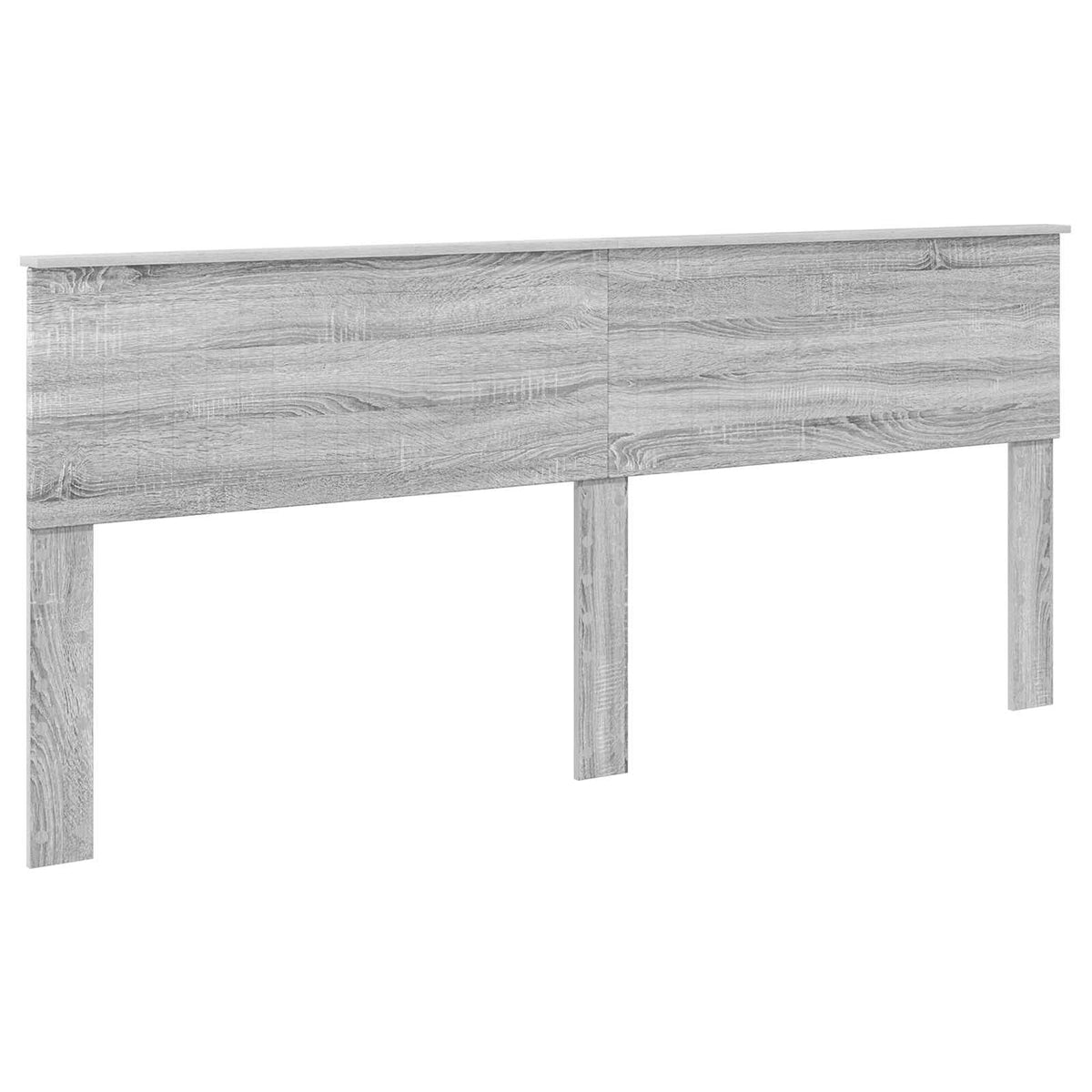Bed Frame with Drawer Grey Sonoma 200 x 200 cm Engineer Wood