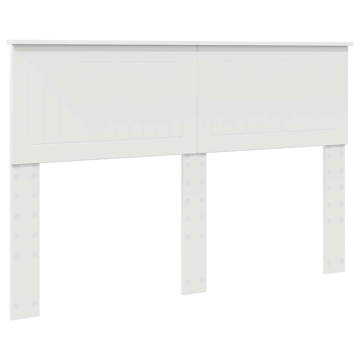 Bed Frame with Drawer White 140 x 190 cm Engineer Wood