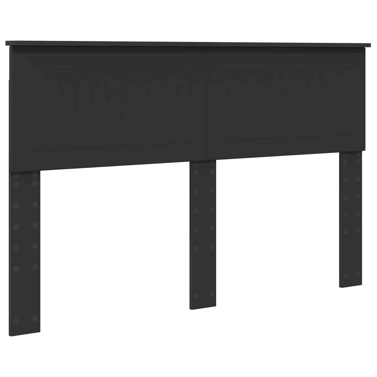 Bed Frame with Drawer Black 140 x 190 cm Engineer Wood