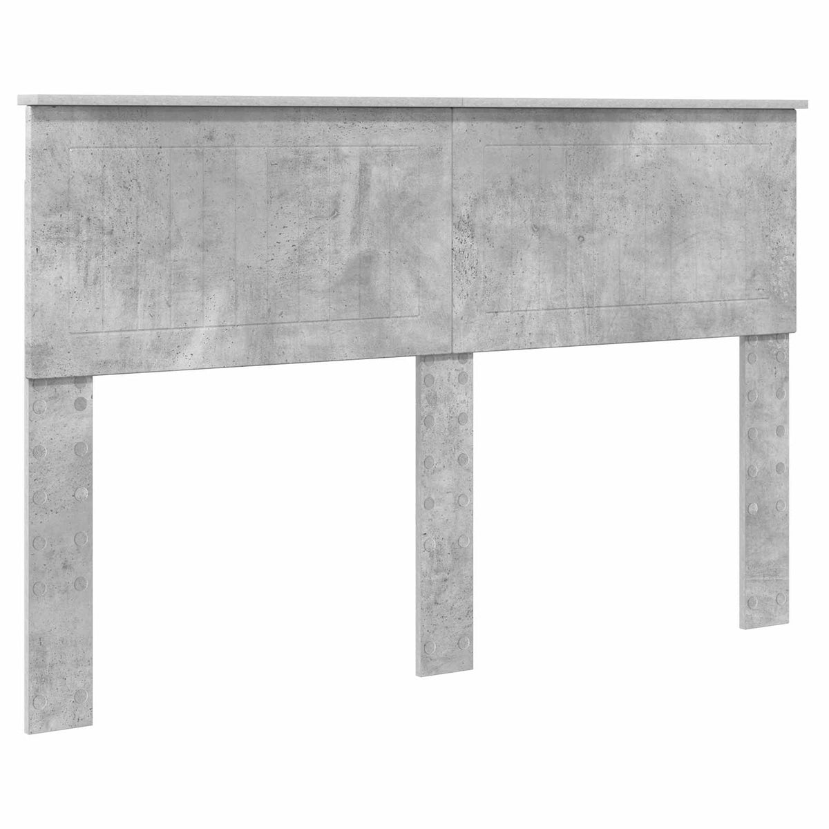 Bed Frame with Drawer Concrete Grey 140 x 190 cm Engineer Wood