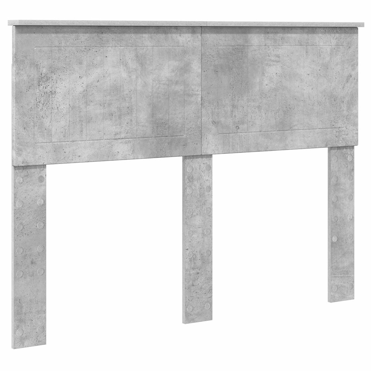 Bed Frame with Drawer Concrete Grey 135 x 190 cm Engineer Wood