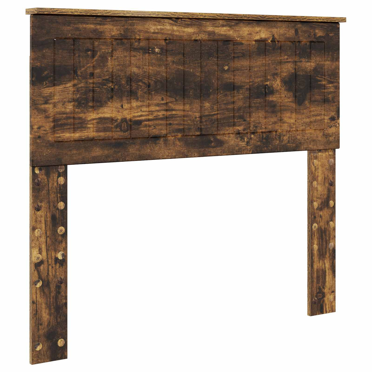 Bed Frame with Drawer Smoked Oak 100 x 200 cm Engineer Wood