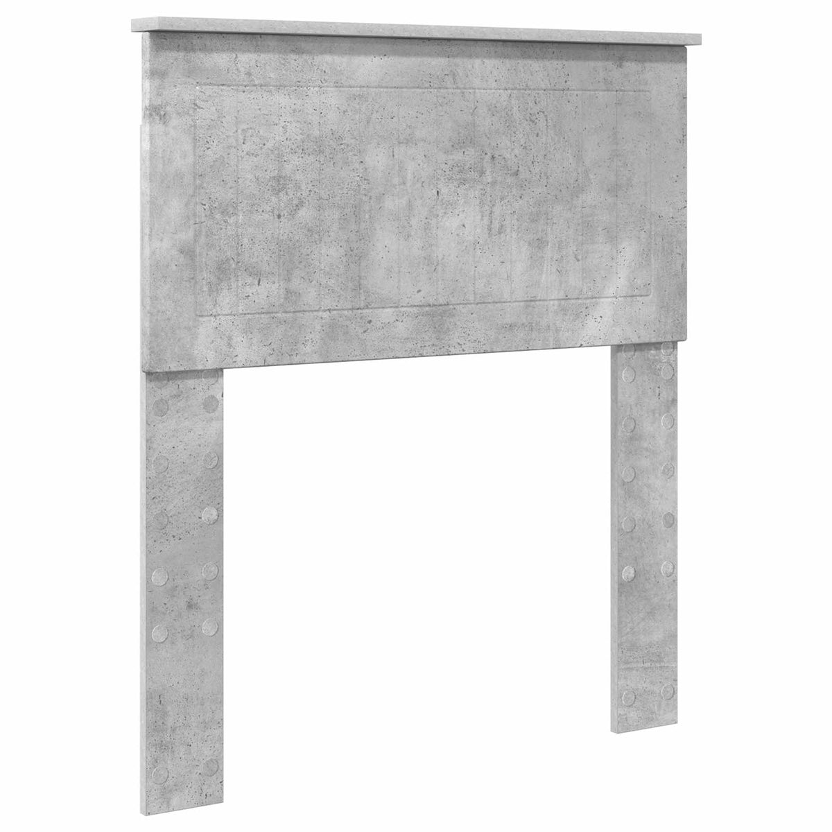 Bed Frame with Drawer Concrete Grey 75 x 190 cm Engineer Wood