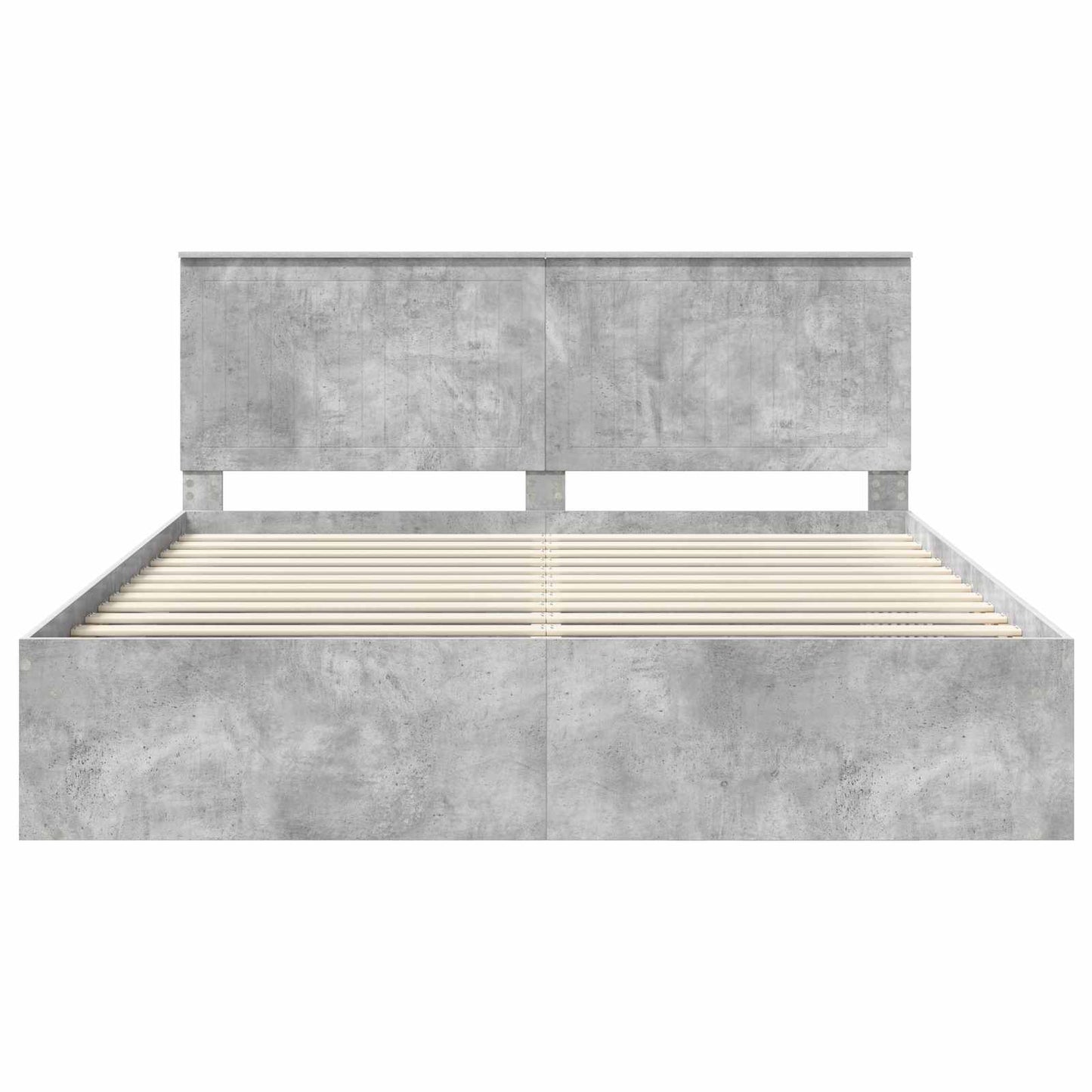 Bed Frame with Headboard Concerte 180 x 200 cm Solid Pine Wood