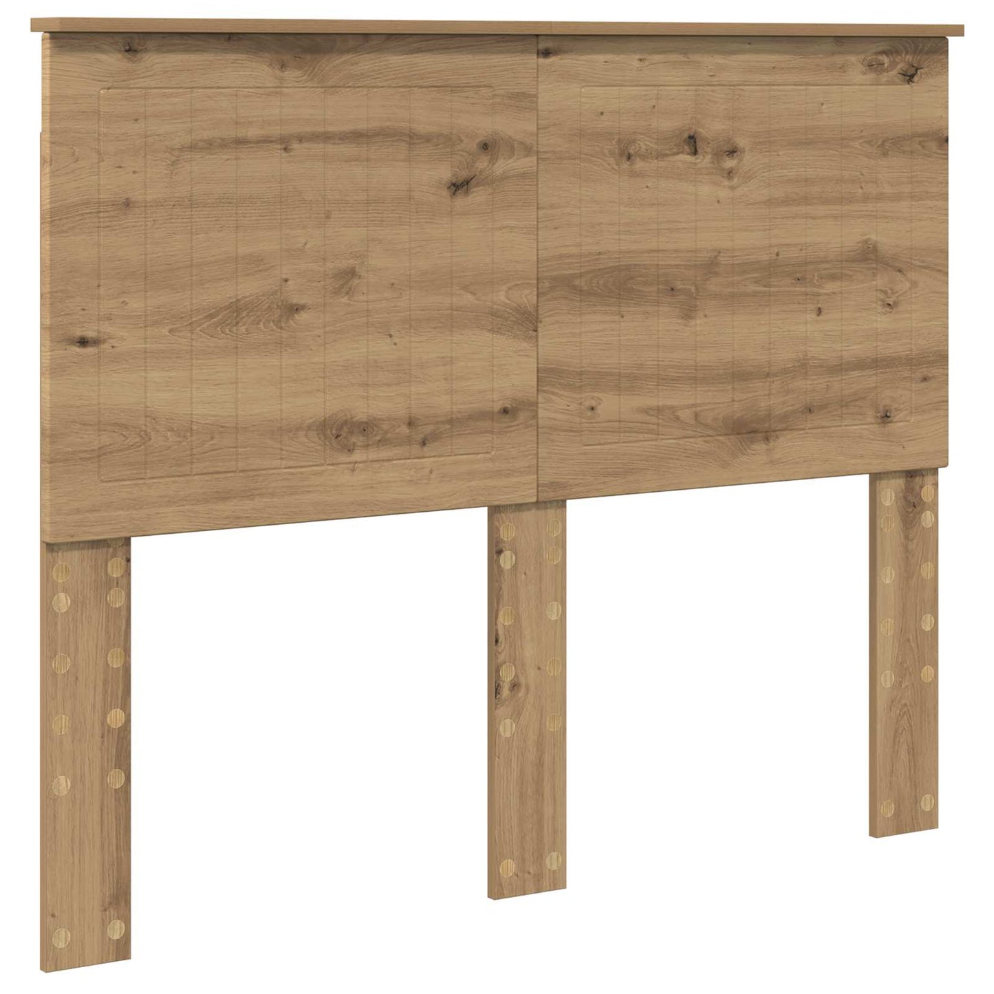 Bed Frame Artisian Oak 120 x 200 cm Solid Pine Wood