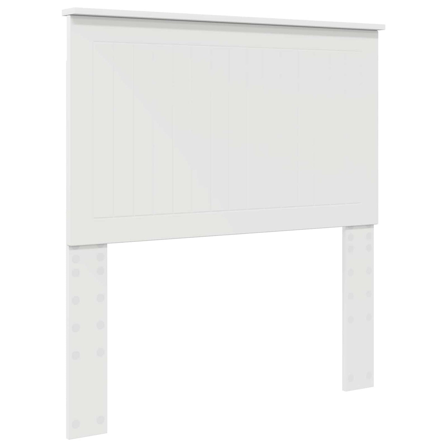 Bed Frame with Headboard White 90 x 190 cm Solid Pine Wood