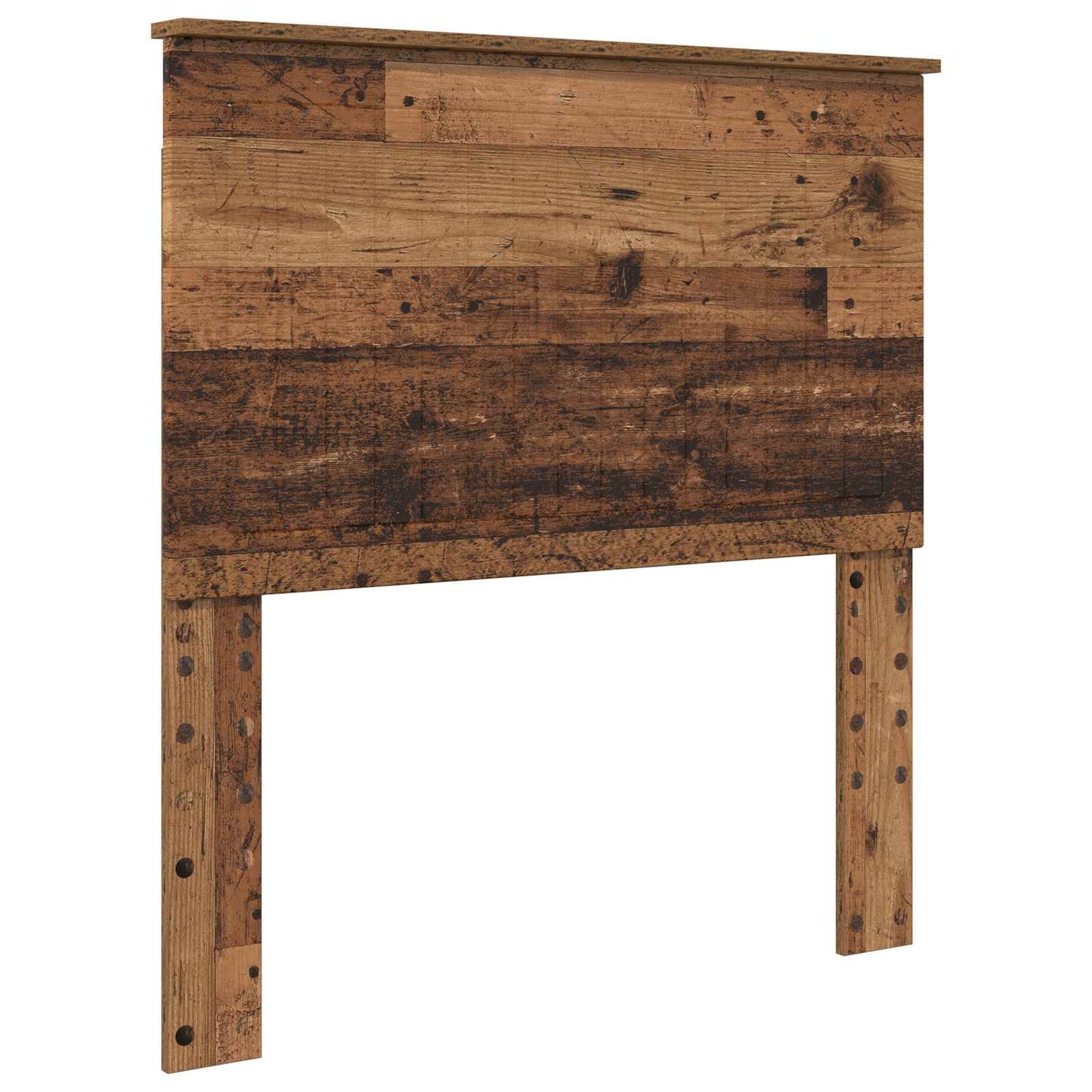 Bed Frame with Headboard Old Wood 90 x 190 cm Solid Pine Wood