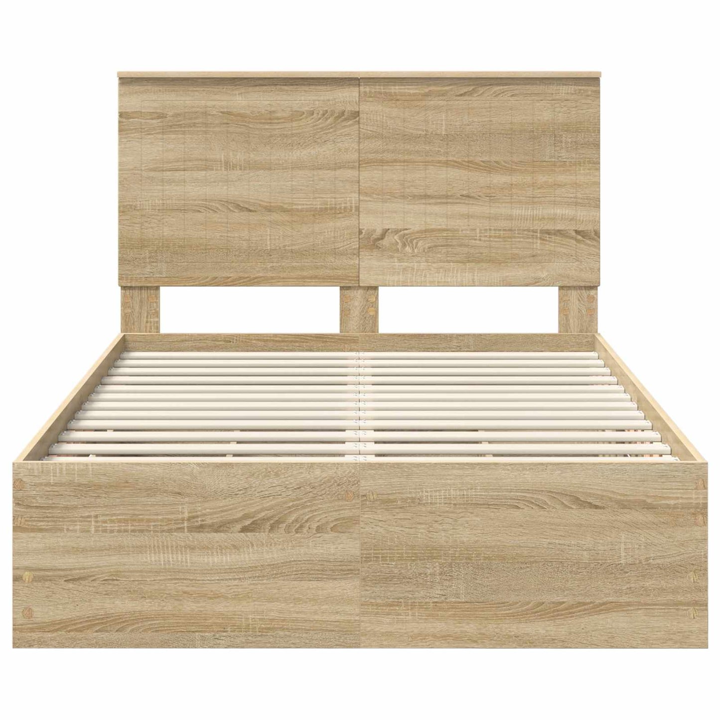 Bed Frame with Drawer Sonoma Oak 120 x 200 cm Engineer Wood