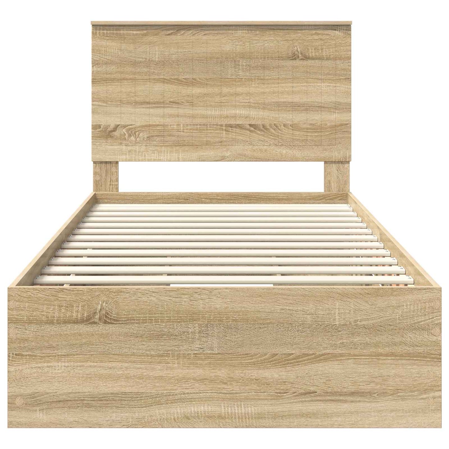 Bed Frame with Drawer Sonoma Oak 100 x 200 cm Engineer Wood