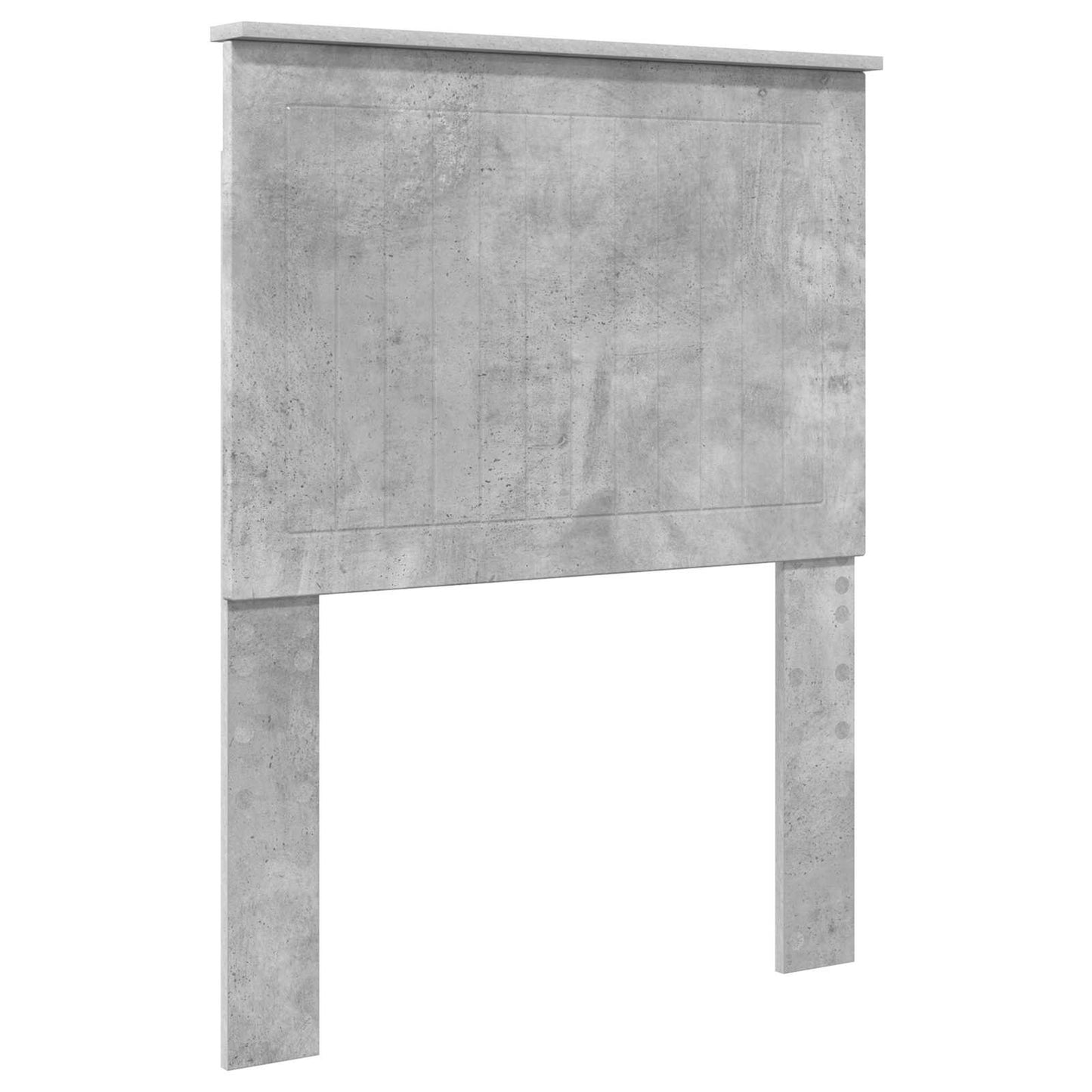 Storage Bed Concrete Grey 75 x 190 cm Engineered Wood