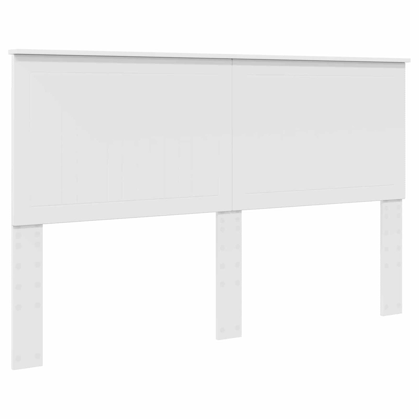 Bed Frame with Headboard White 160 x 200 cm Engineered Wood