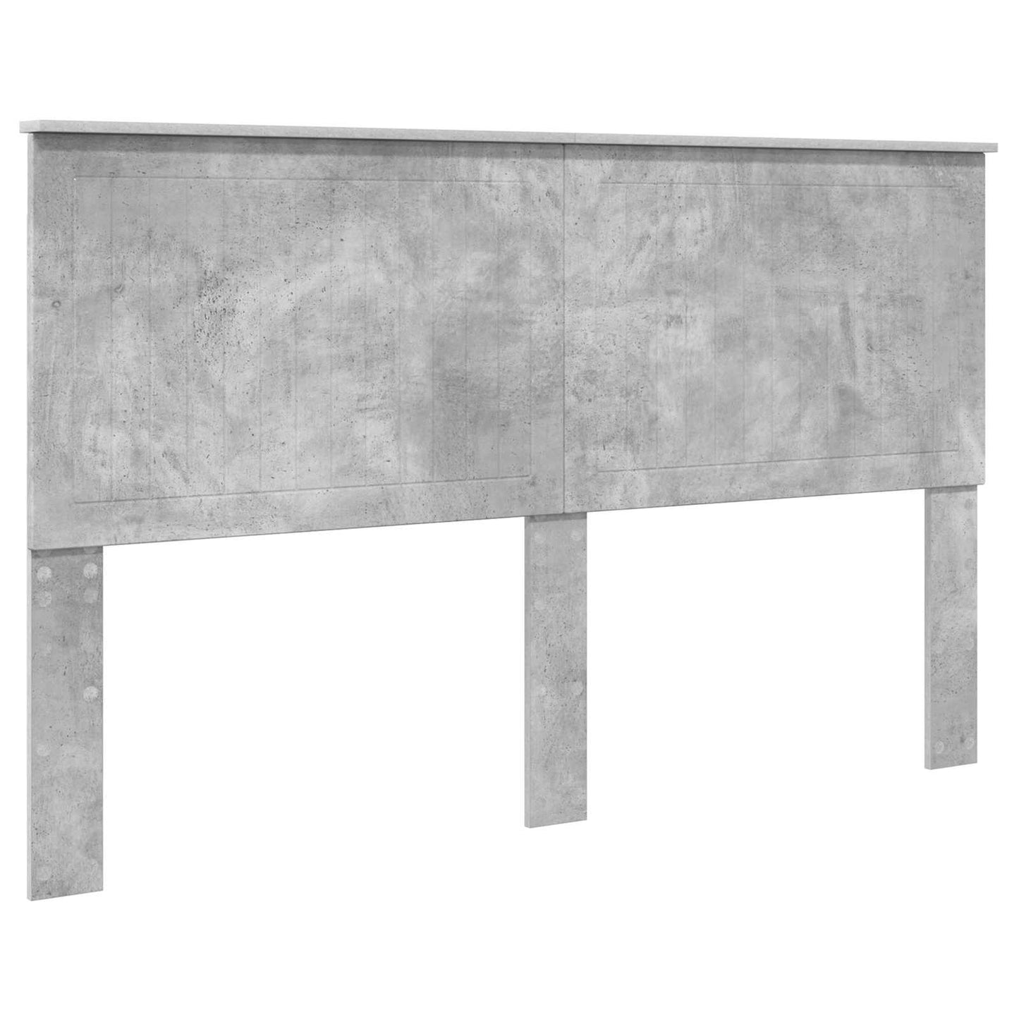Bed Frame Concrete Grey 160 x 200 cm Engineered Wood