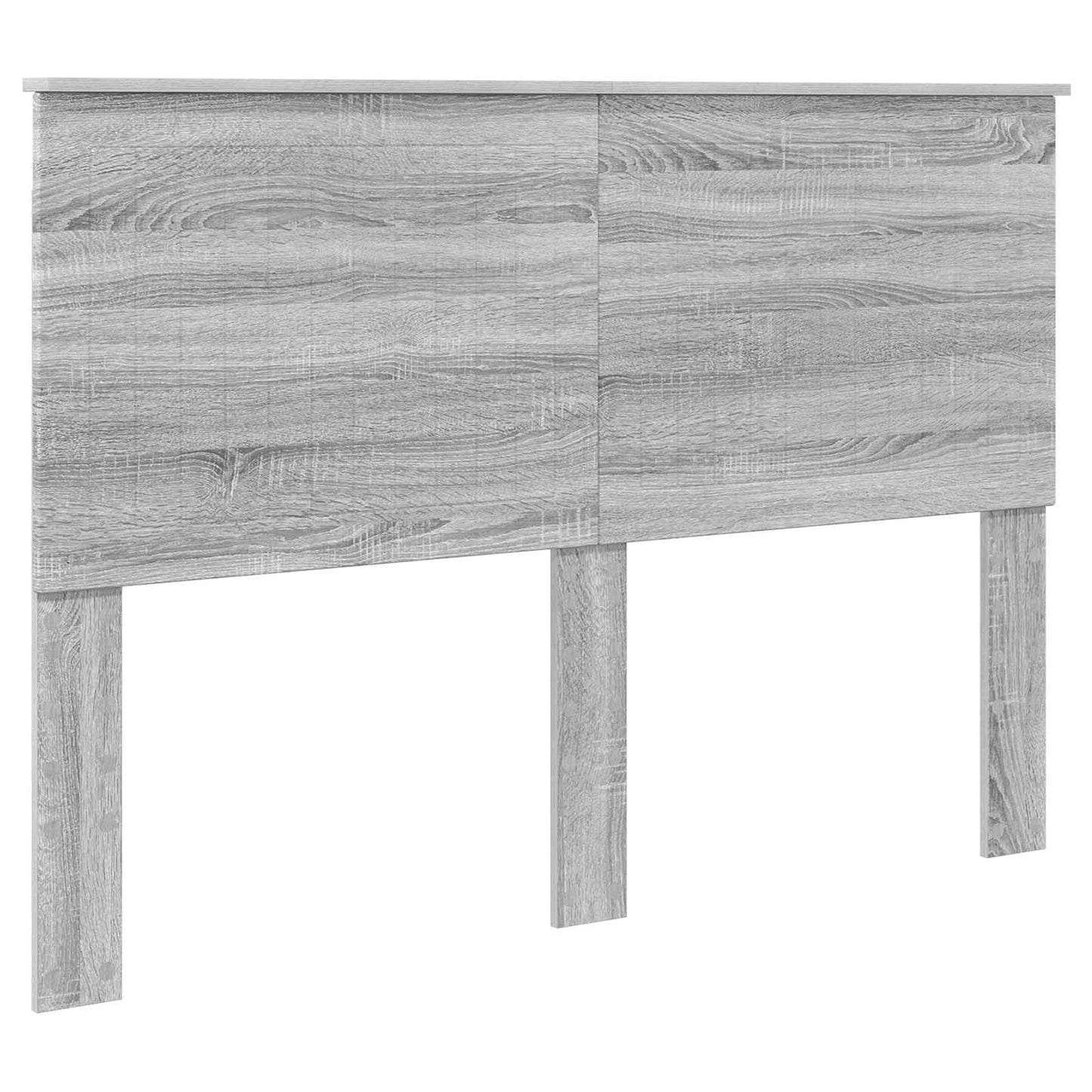 Bed Frame with Drawer Grey Sonoma 140 x 190 cm Engineered Wood