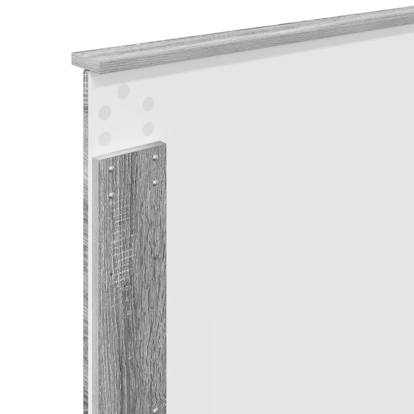 Bed Frame with Drawer Grey Sonoma 100 x 200 cm Engineered Wood