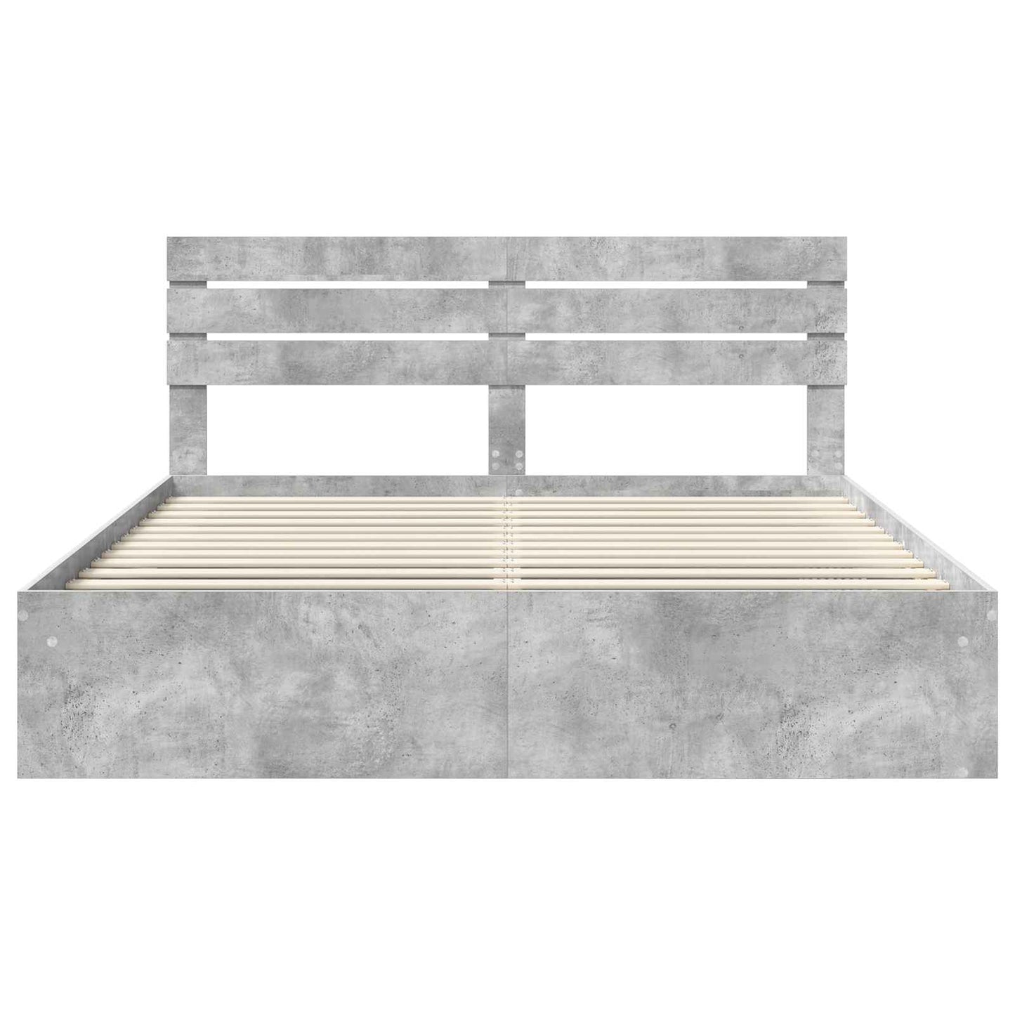 Bed Frame with Headboard Concerte 180 x 200 cm Solid Pine Wood