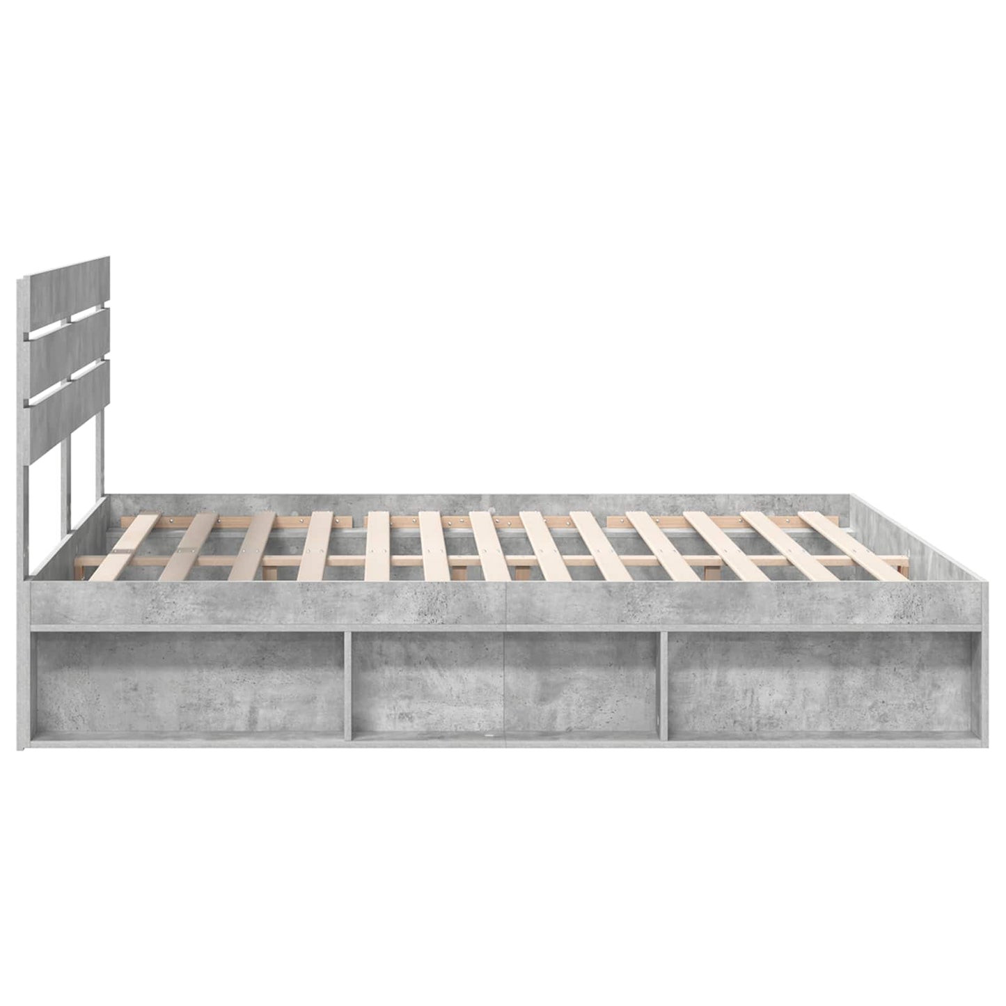 Bed Frame with Headboard Concerte 180 x 200 cm Solid Pine Wood