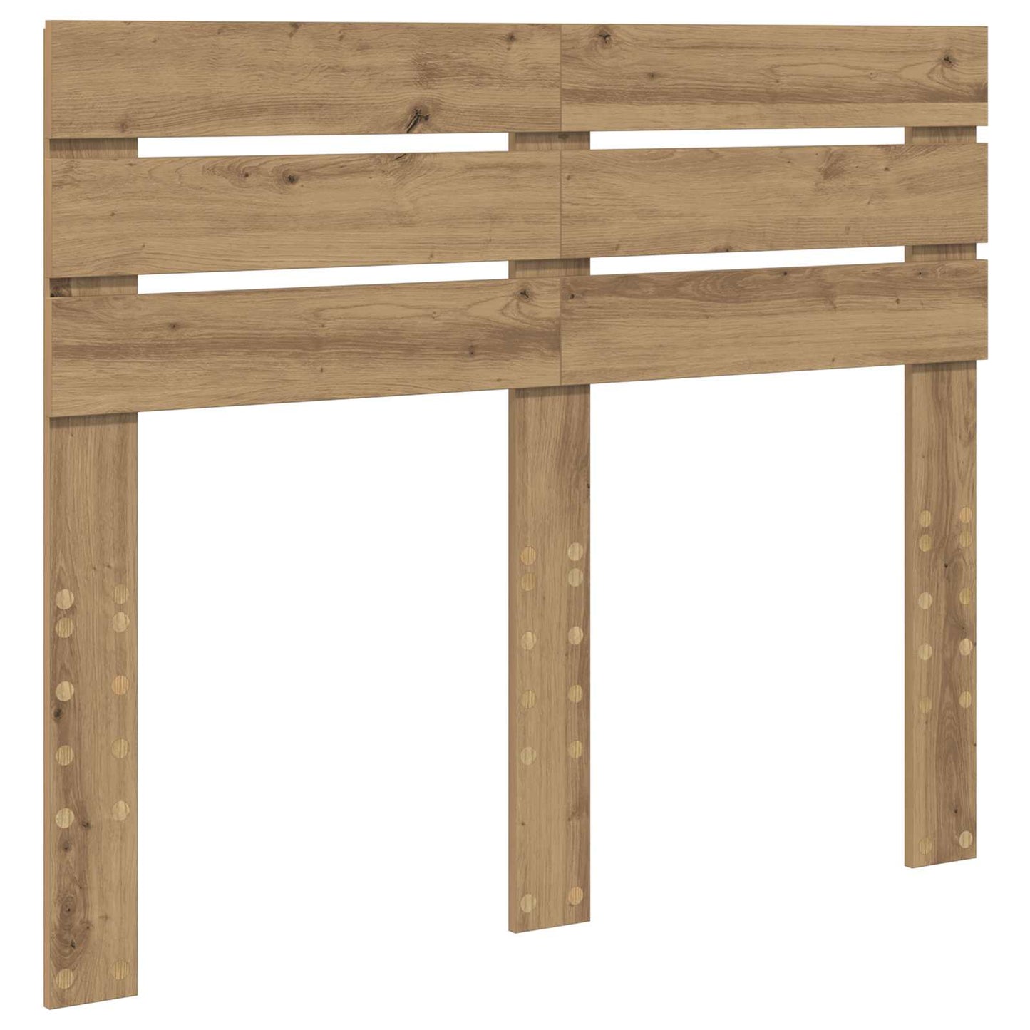 Bed Frame Artisian Oak 120 x 200 cm Solid Pine Wood