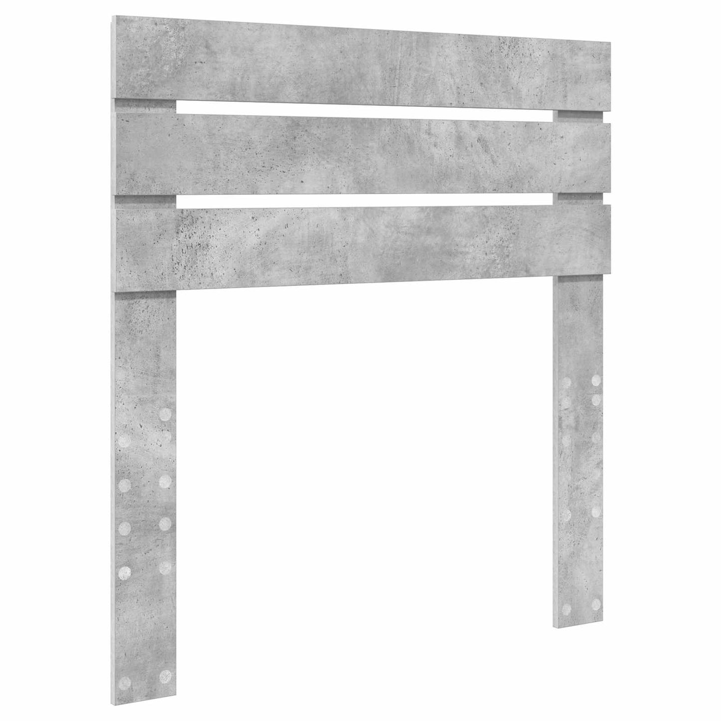 Bed Frame Concerte Grey 100 x 200 cm Solid Pine Wood