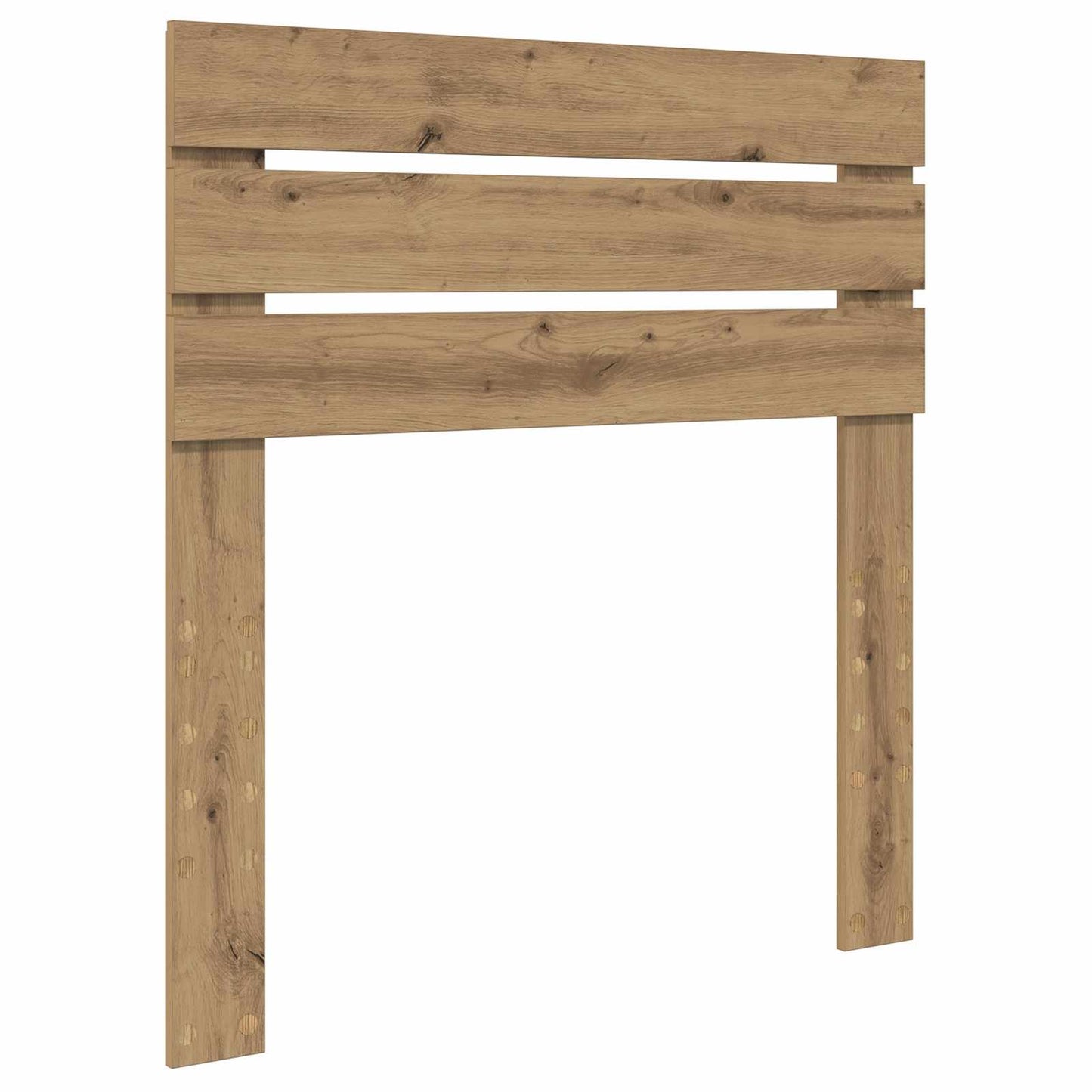 Bed Frame Artisian Oak 90 x 190 cm Solid Pine Wood