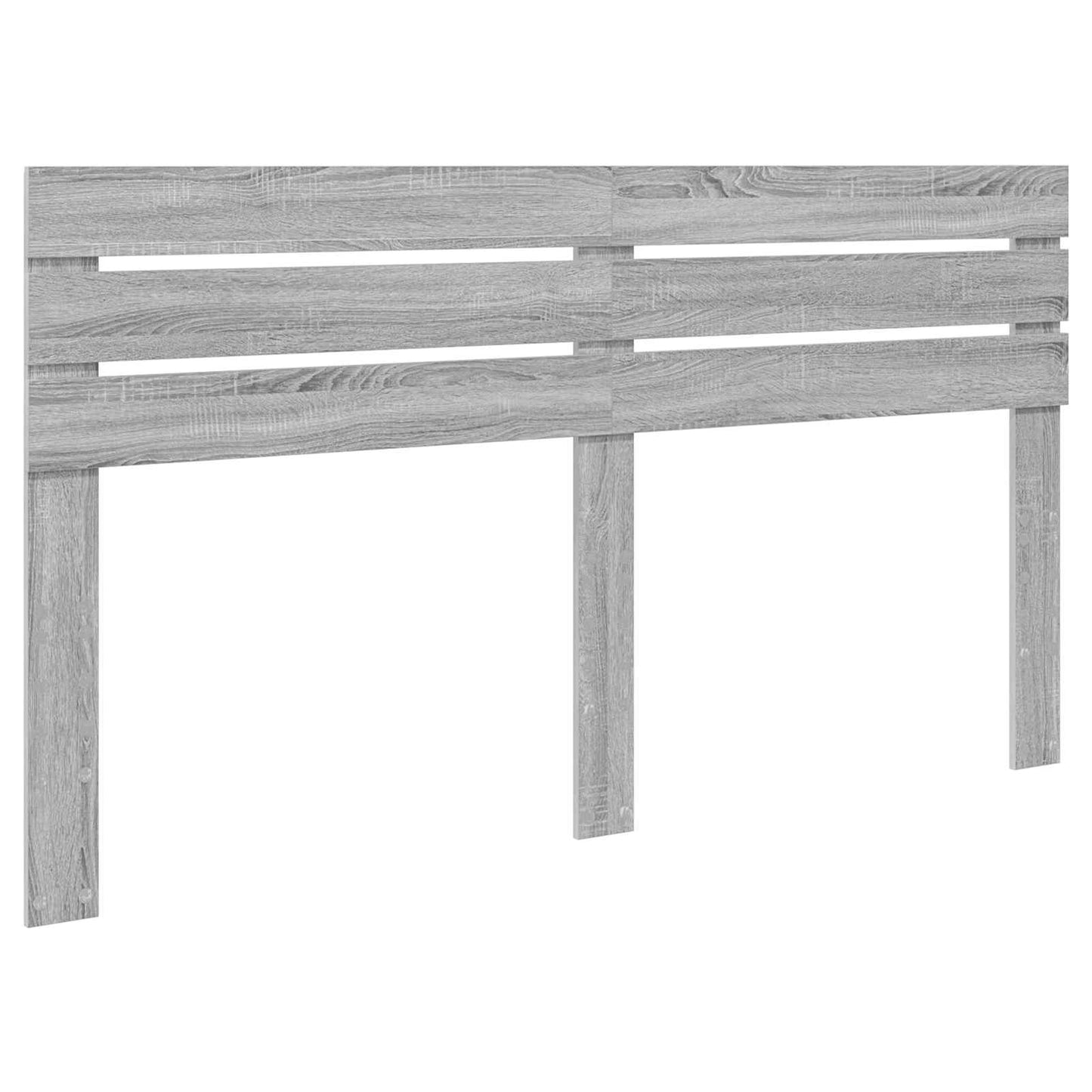 Storage Bed Grey Sonoma 200 x 200 cm Engineered Wood